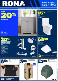 Preview of Rona weekly flyer from shop Rona valid from Oct 15, 2026