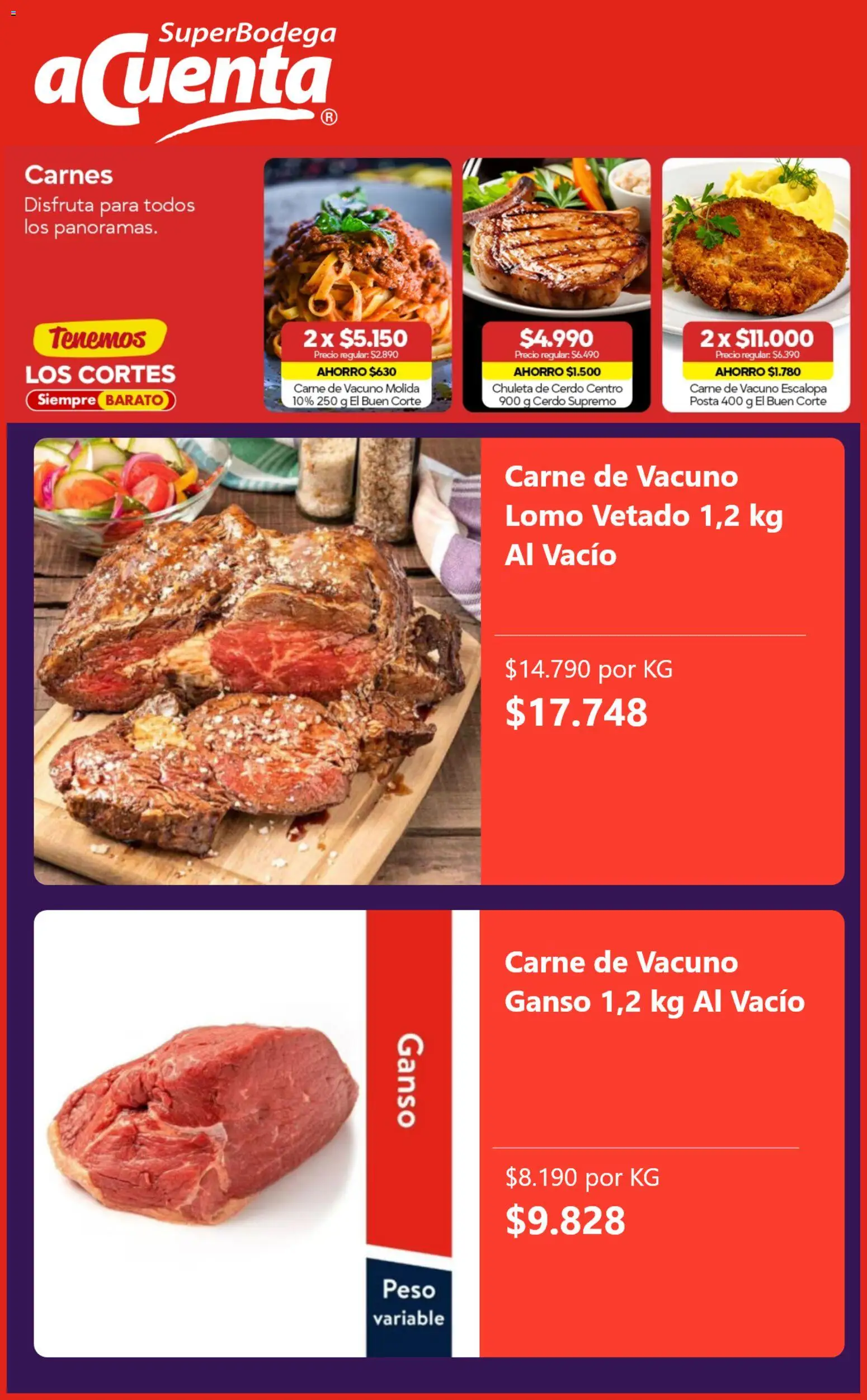 Super Bodega aCuenta Ofertas │ válido desde el 19.05.2026 | Página: 4 | Productos: Peso, Cerdo, Escalopa