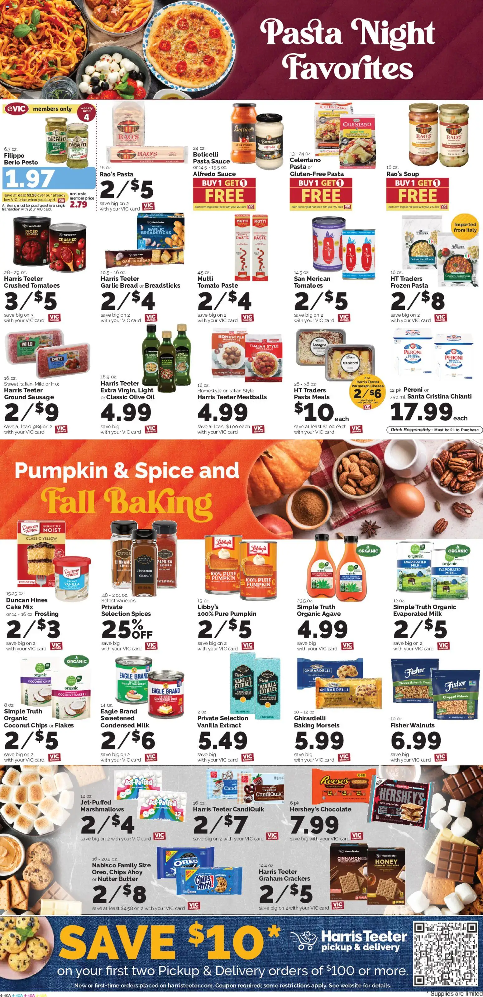 Harris Teeter Weekly Ad - NC - valid from 09/30/2026 | Page: 7 | Products: Butter, Flakes, Vodka, Pesto
