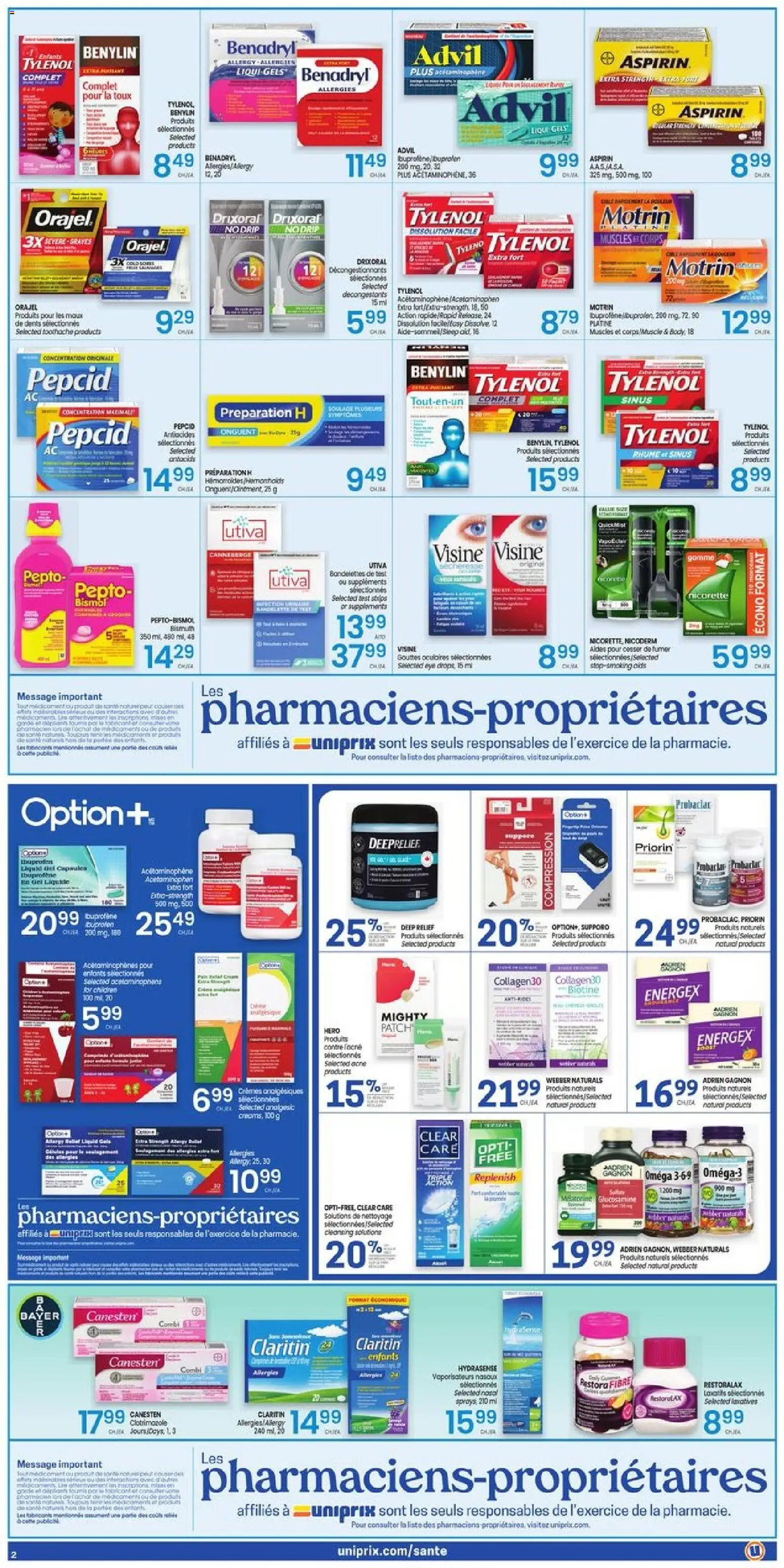 Uniprix flyer valid from Jul 2, 2026 | Page: 3