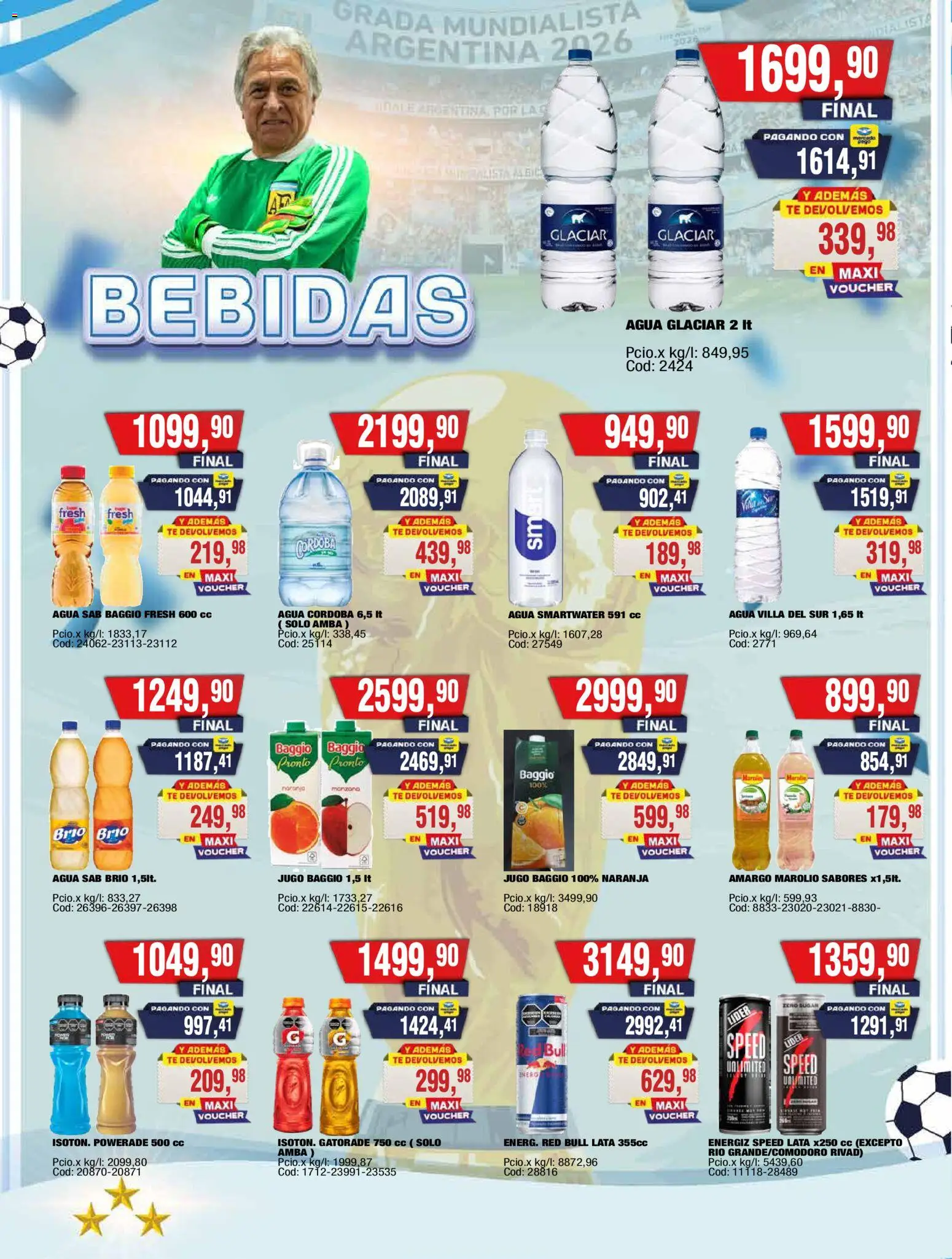 Maxiconsumo ofertas │ válido desde el 15.06.2026 | Página: 18 | Productos: Manzana, Agua, Jugo, Té