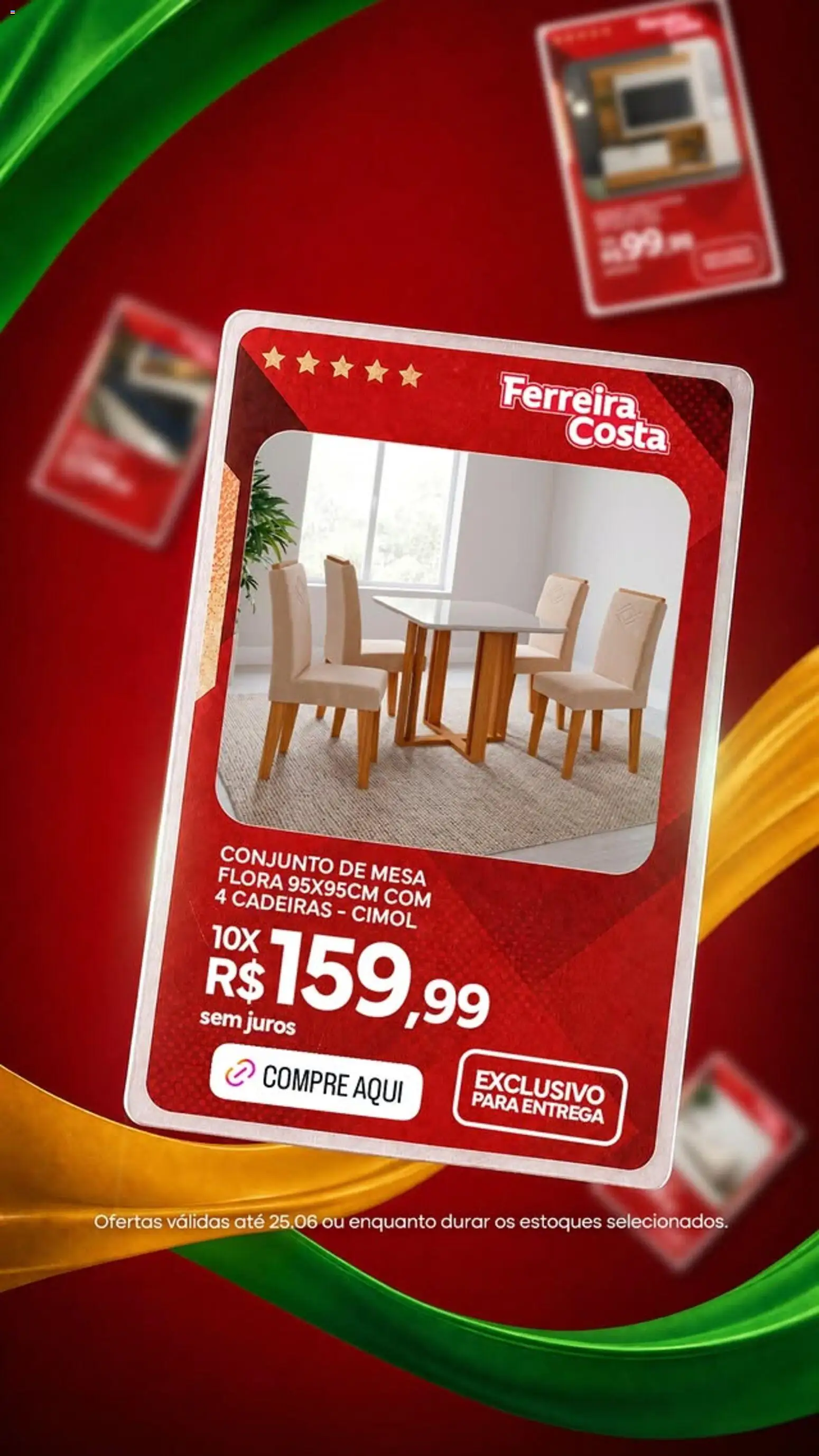 Ferreira Costa Folheto - válido de 09.06.2026 | Página: 3 | Produtos: Mesa