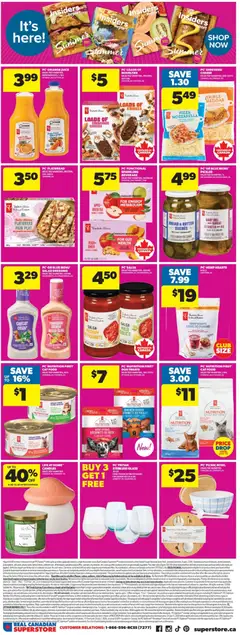 Preview of Real Canadian Superstore weekly flyer / circulaire from shop Real Canadian Superstore valid from Jun 25, 2026 | Page: 18 | Products: Rice, PC, Bread, Pizza