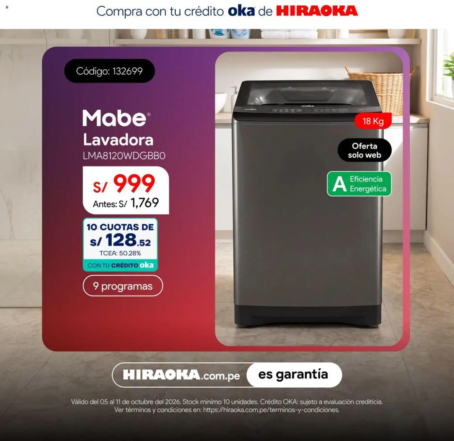Catálogo Hiraoka válido desde 05/10/2026 | Página: 5