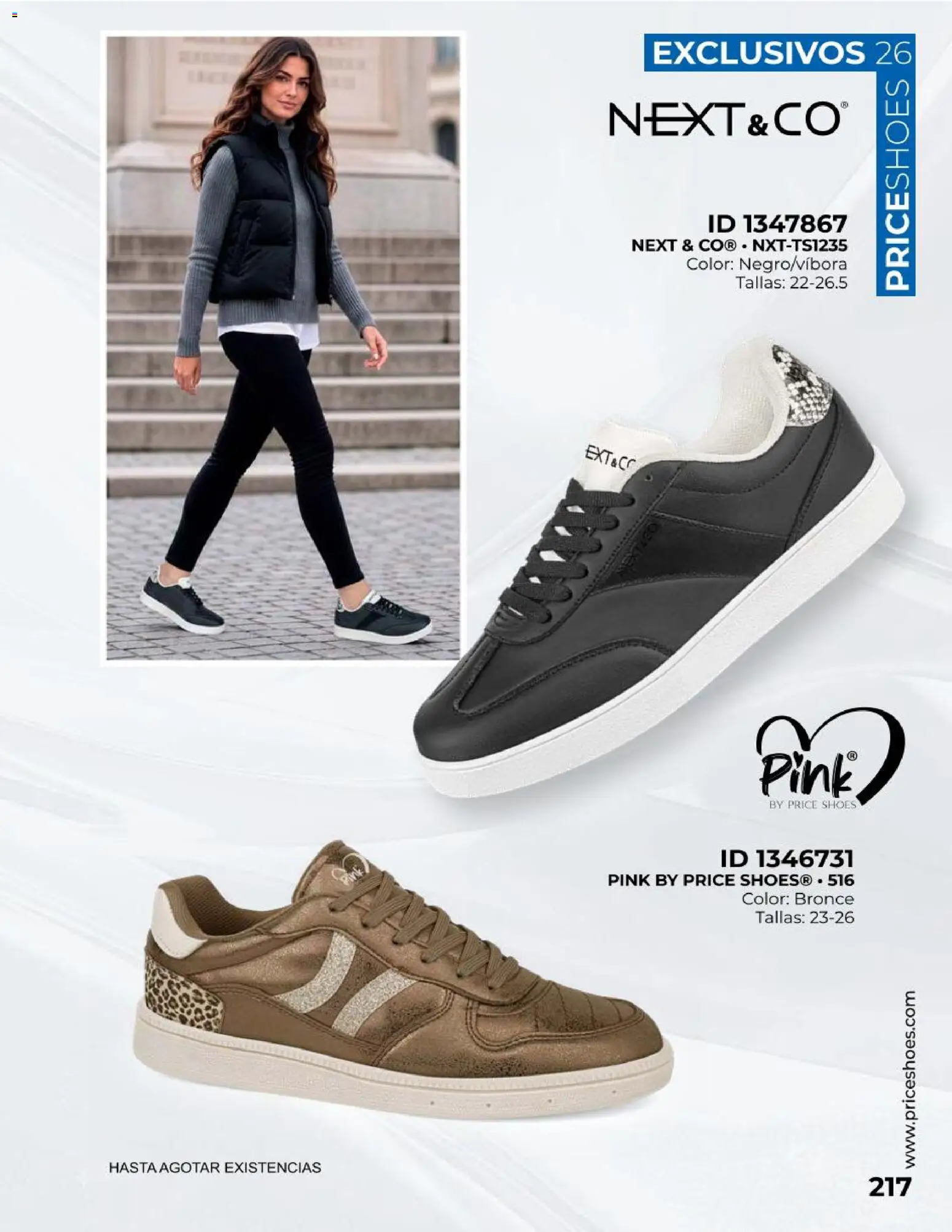 Nuevas ofertas de Price Shoes válidas en toda la República Mexicana desde el 01/10/2026. ¡Encuentra las mejores ofertas en Price Shoes catálogo Exclusivos! | Página: 217