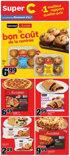 Preview of Super C circulaire - Le bon coût de la rentrée from shop Super C valid from Sep 3, 2026