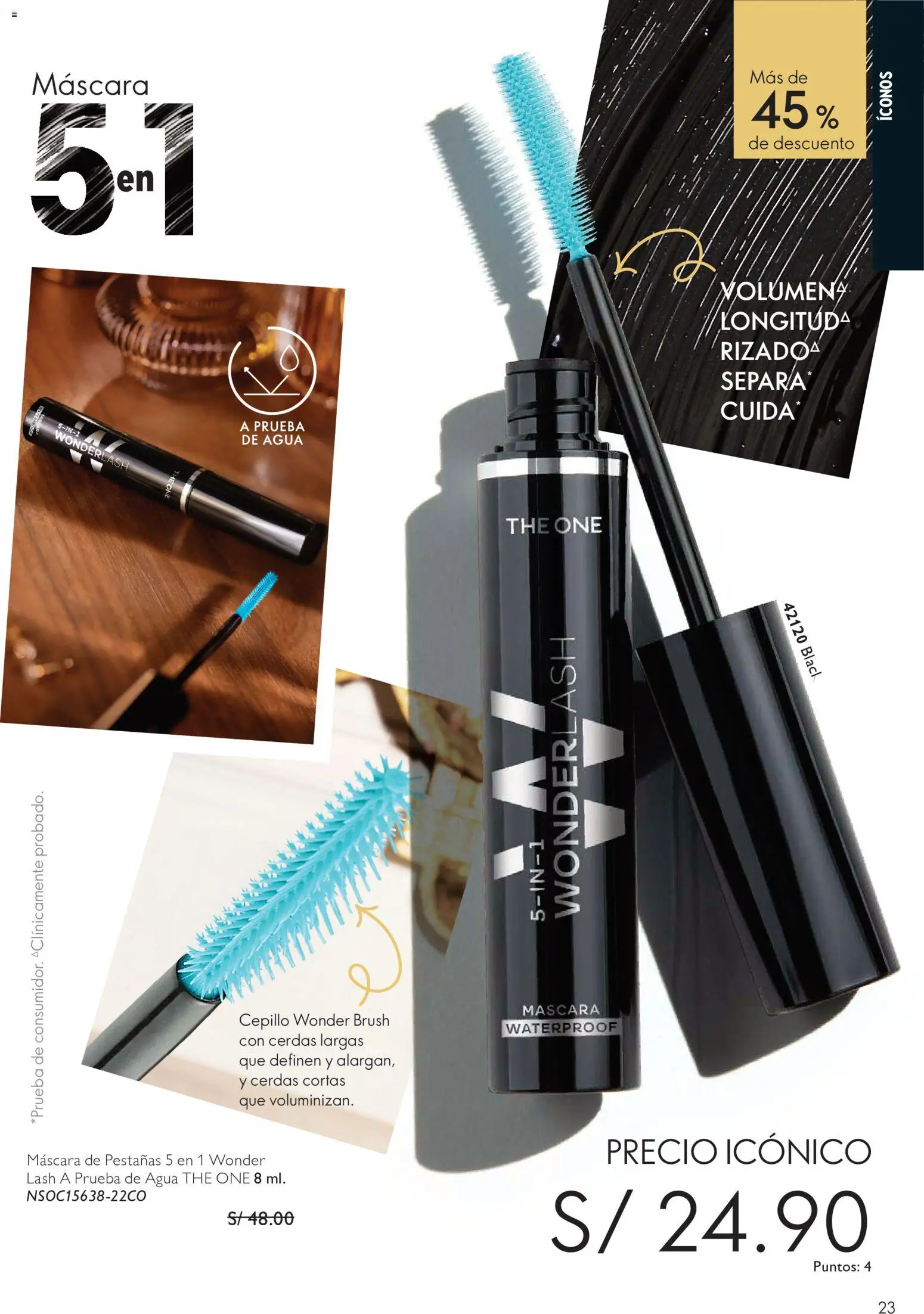 Catálogo Oriflame válido desde 12/09/2026 | Página: 23 | Productos: Máscara, Agua