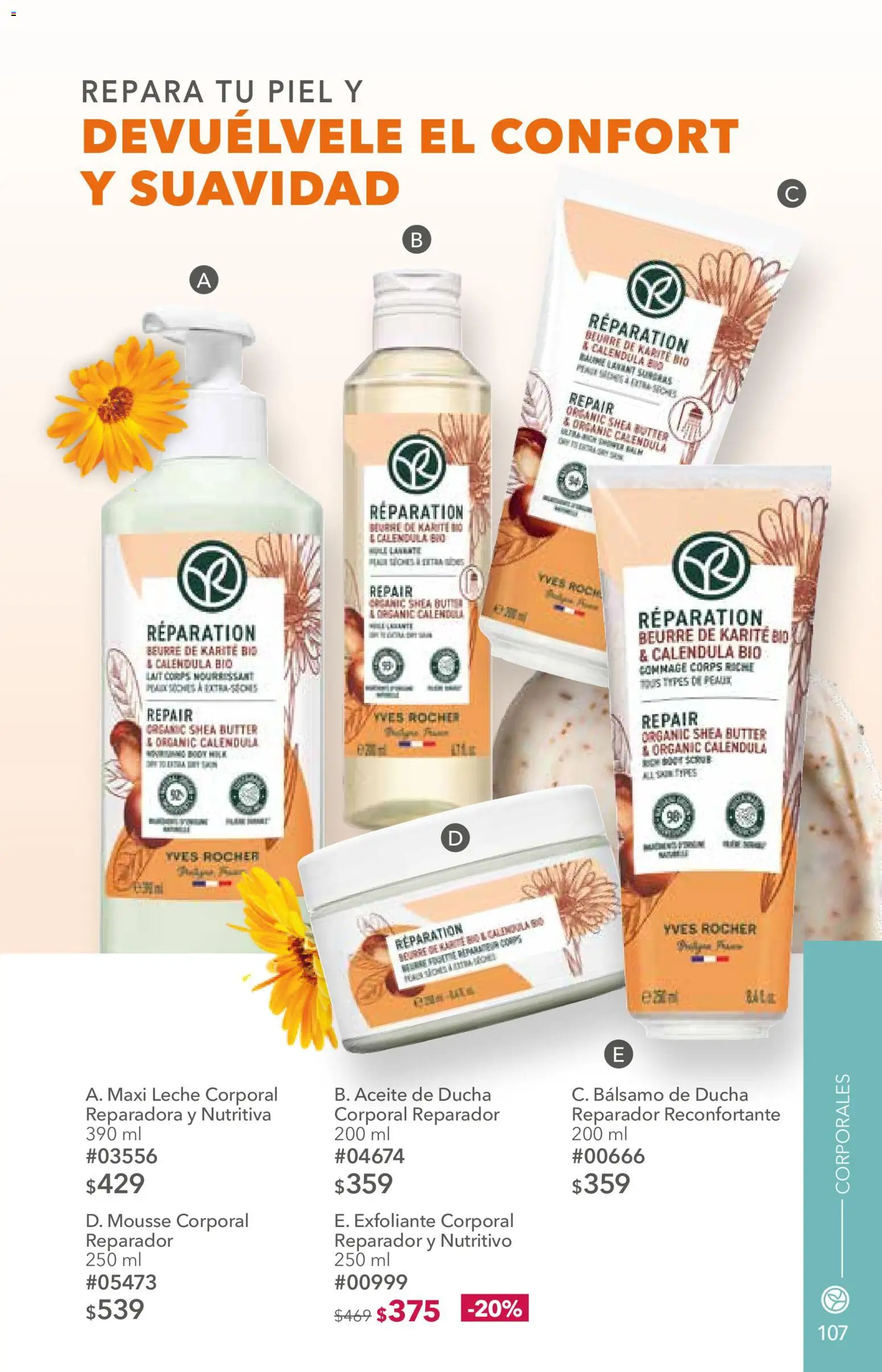 Nuevas ofertas de Yves Rocher válidas en toda la República Mexicana desde el 02/06/2026. ¡Encuentra las mejores ofertas en Yves Rocher campaña 8 2026! | Página: 109 | Productos: Leche, Aceite, Mousse, Bálsamo