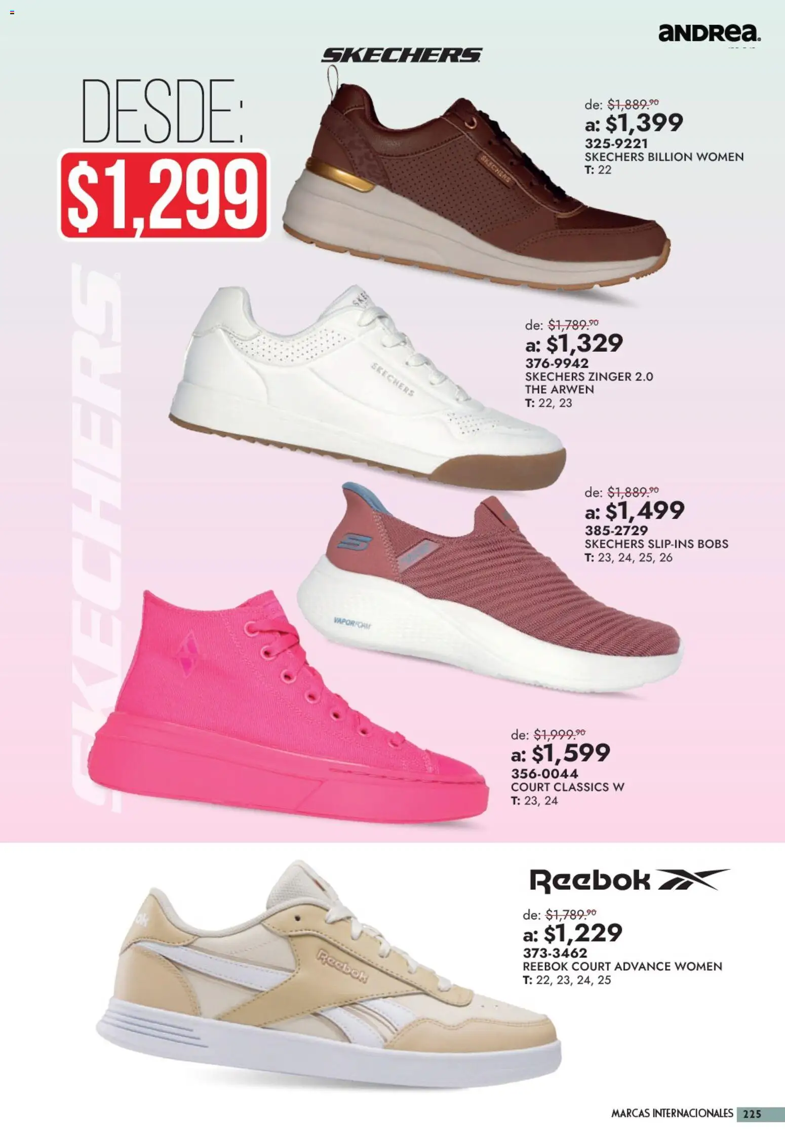 Nuevas ofertas de Andrea válidas en toda la República Mexicana desde el 13/09/2026. ¡Encuentra las mejores ofertas en Andrea catálogo Outlet! | Página: 225