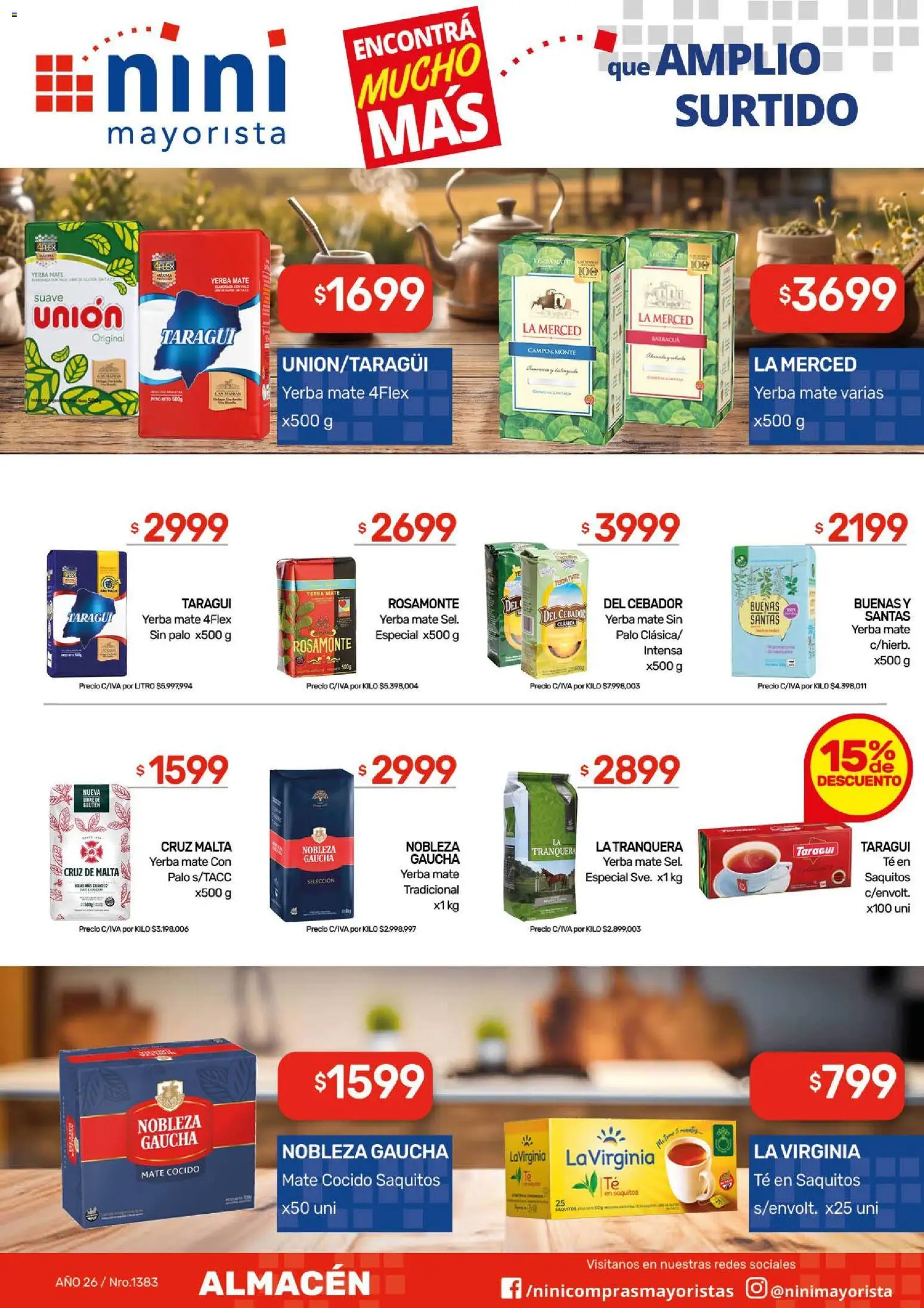 Revista de ofertas NINI Mayorista - Página 28 - Ofertas válidas hasta el 1 de noviembre de 2026