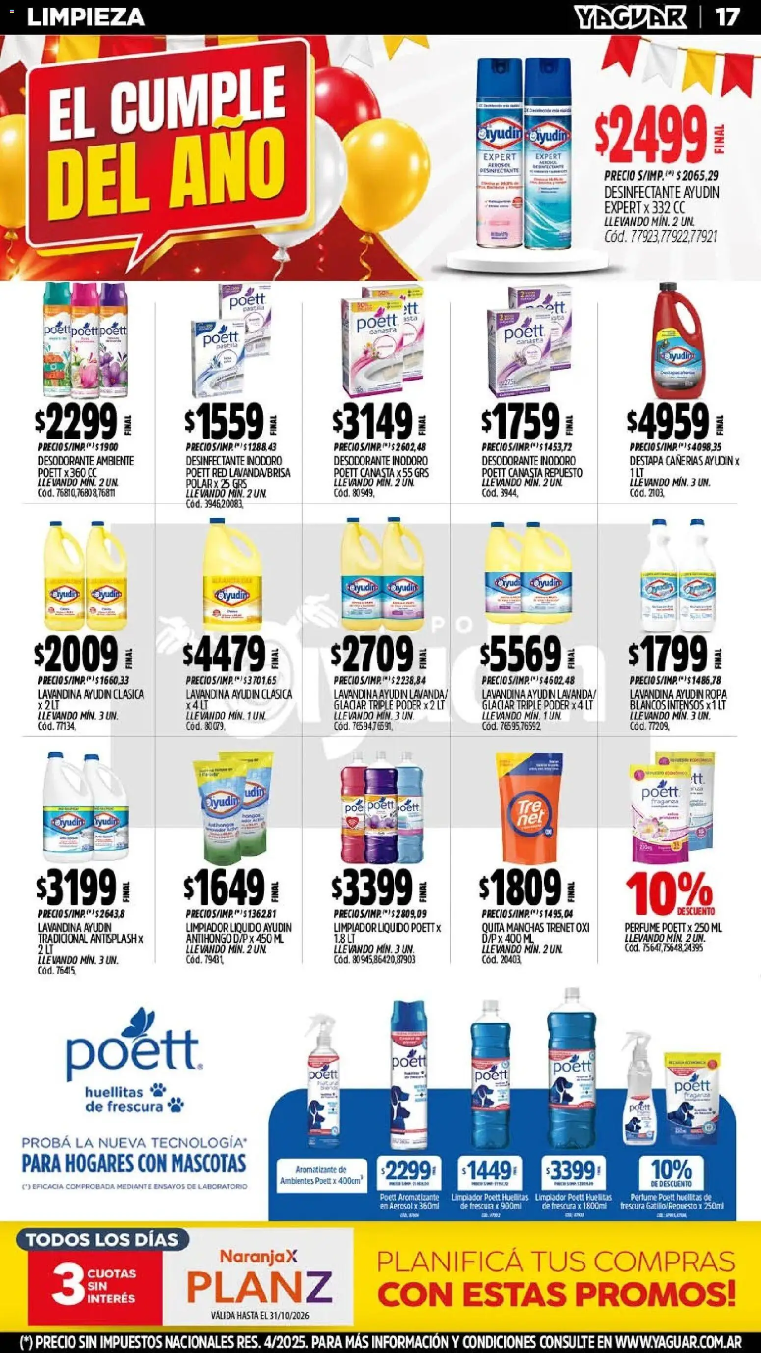 Yaguar - Oferta Semanal Neuquen │ válido desde el 26/10/2026 | Página: 19