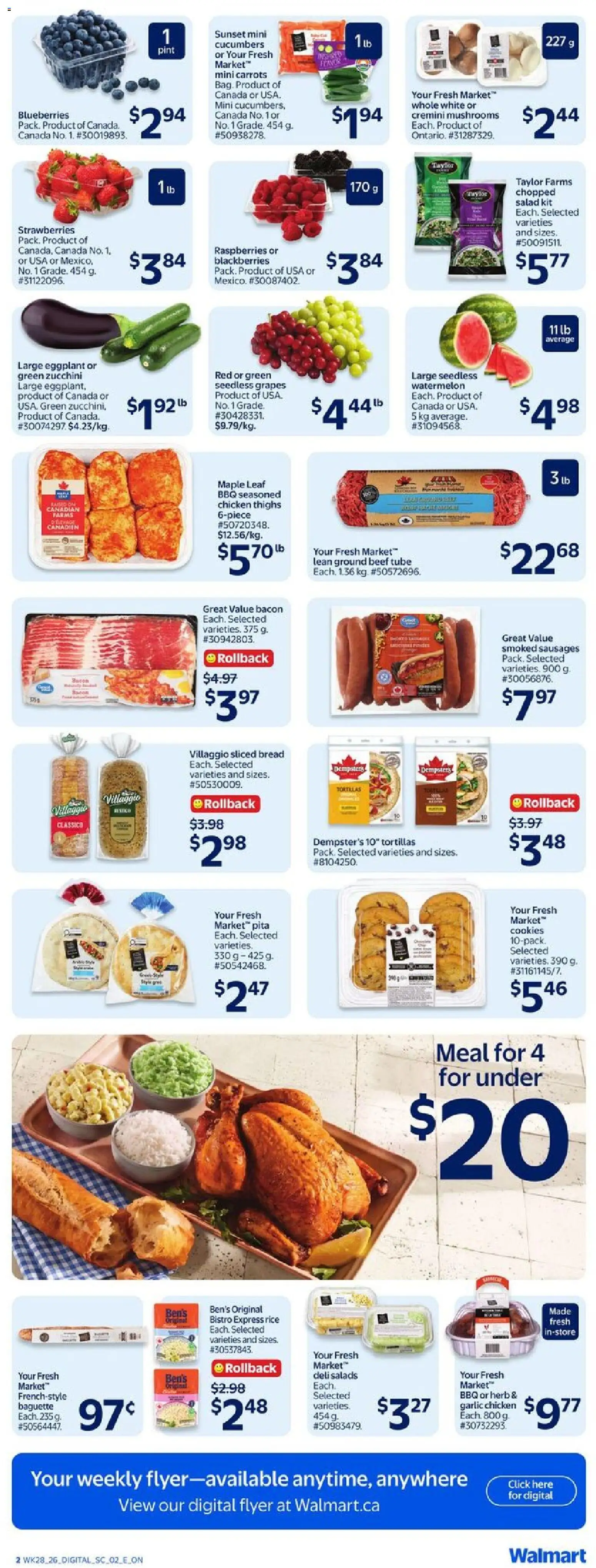 Walmart flyer valid from Aug 6, 2026 | Page: 3