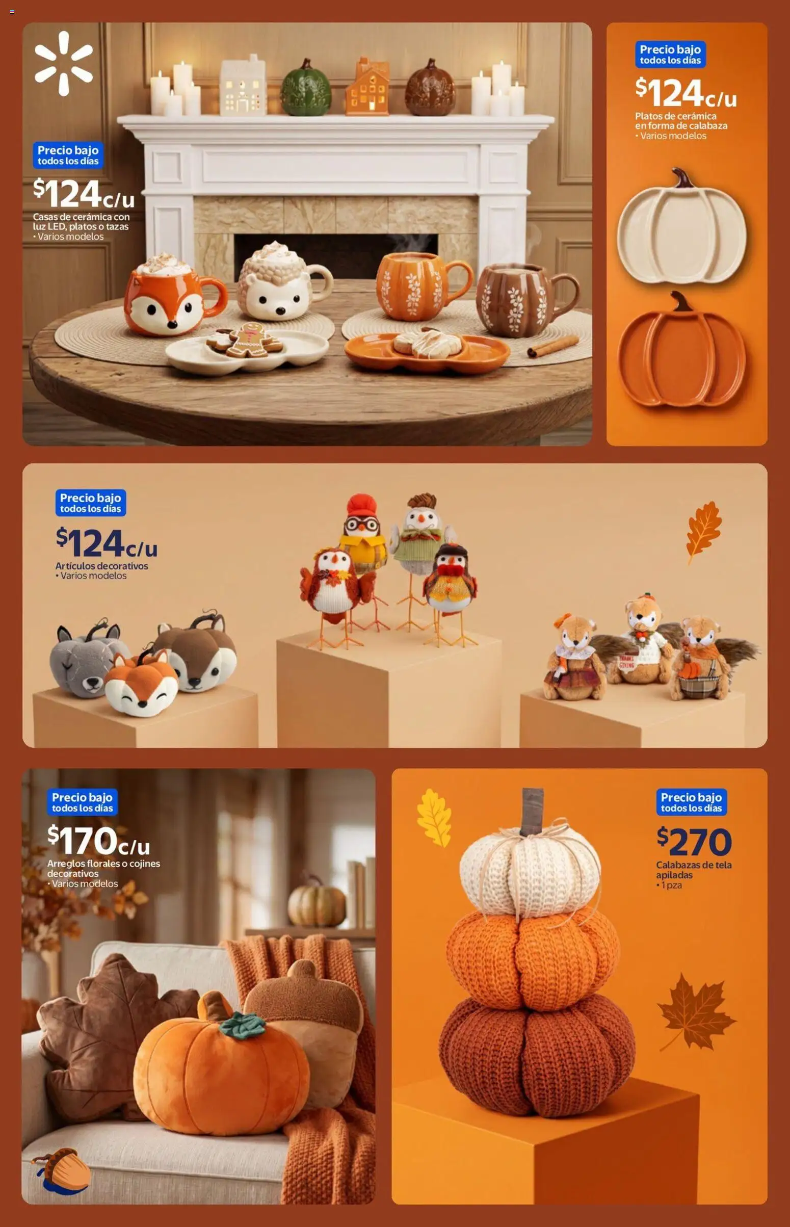 Nuevas ofertas de Walmart válidas en toda la República Mexicana desde el 18/09/2026. ¡Encuentra las mejores ofertas en Walmart folleto Los colores del otoño adornan esta temporada.! | Página: 2 | Productos: Calabaza