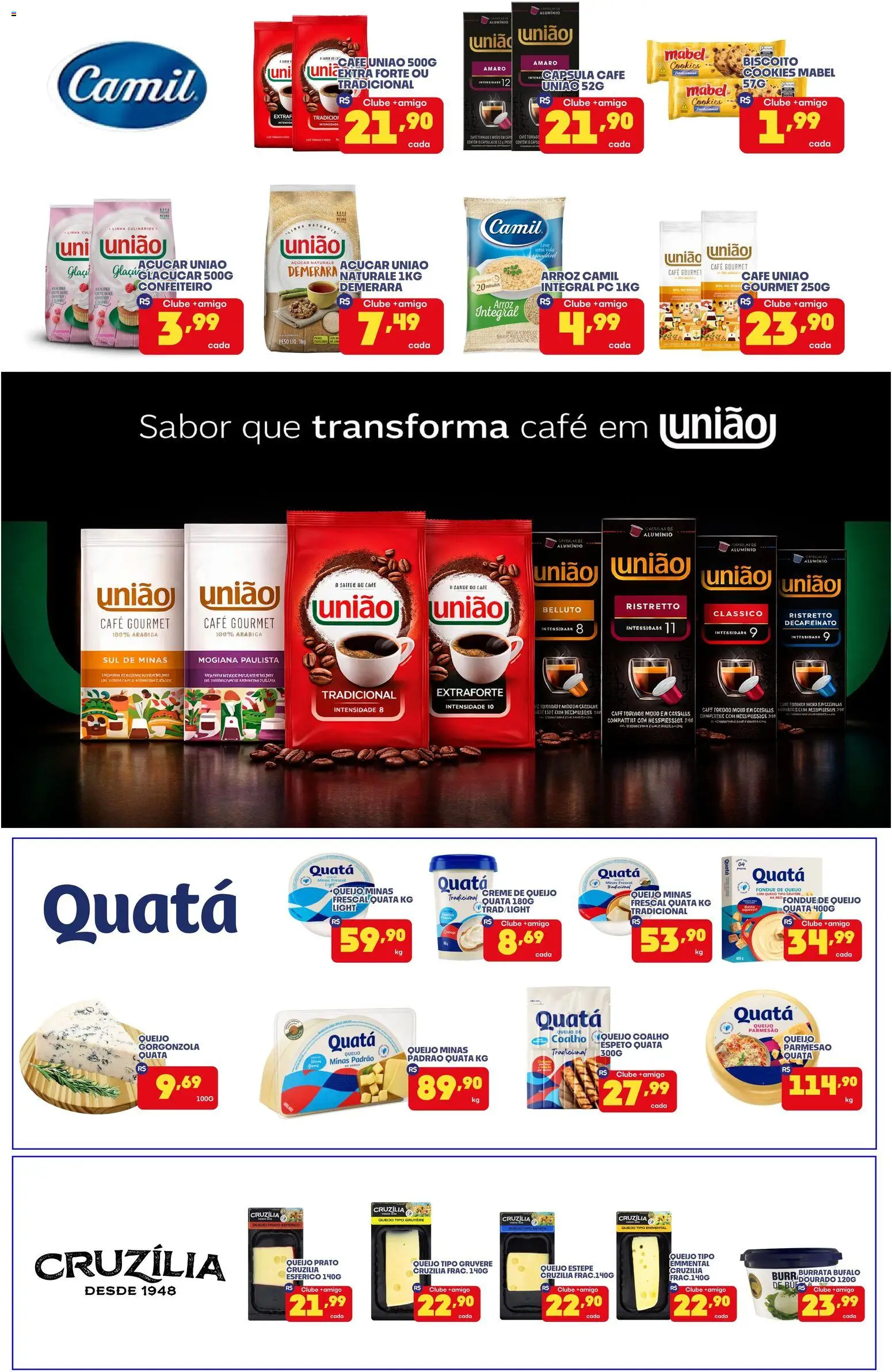 Boa Supermercados Folheto - válido de 23/07/2026 | Página: 3 | Produtos: Café, Arroz, Creme, Açúcar
