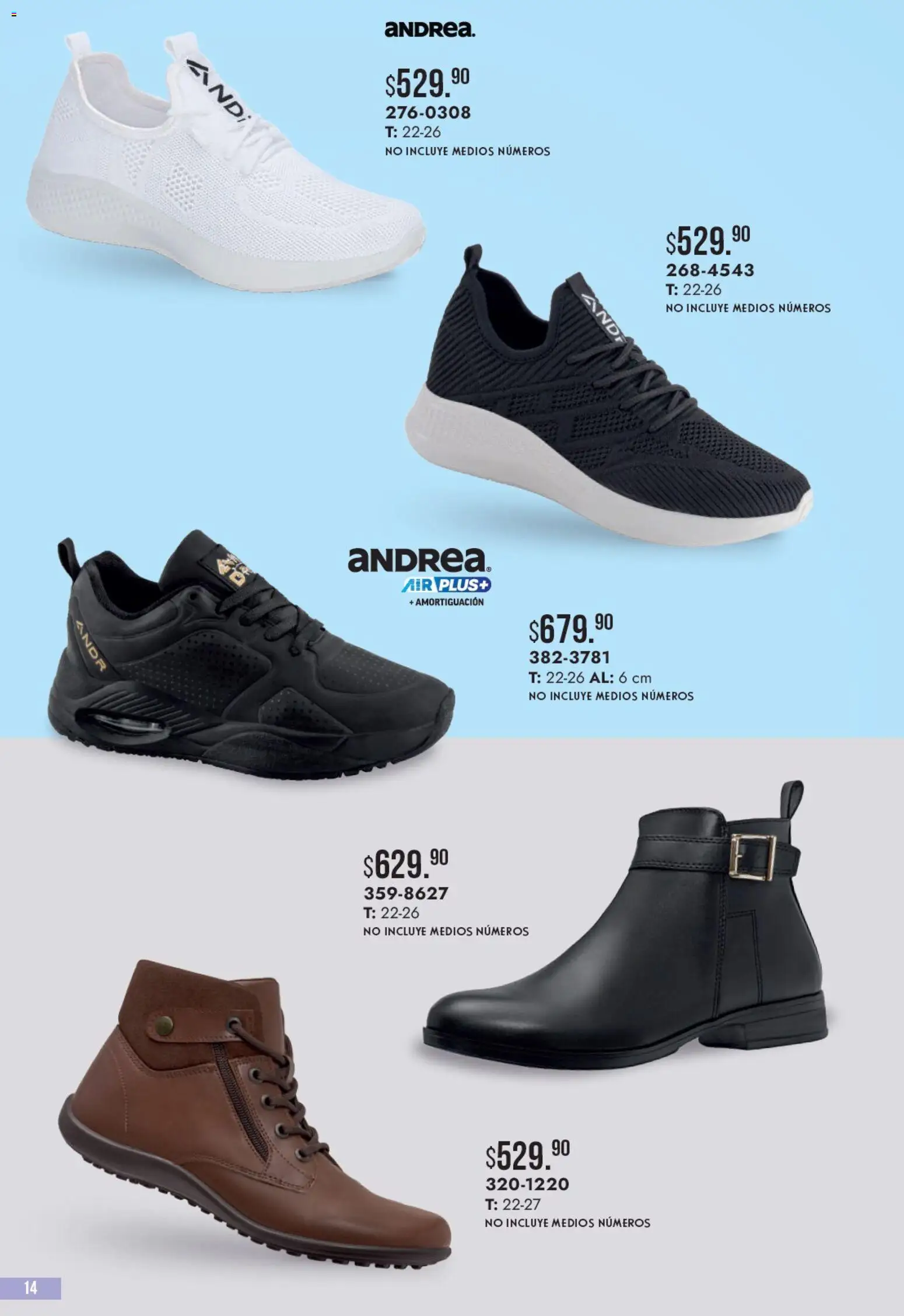 Nuevas ofertas de Andrea válidas en toda la República Mexicana desde el 05/07/2026. ¡Encuentra las mejores ofertas en Andrea catálogo Especial! | Página: 14
