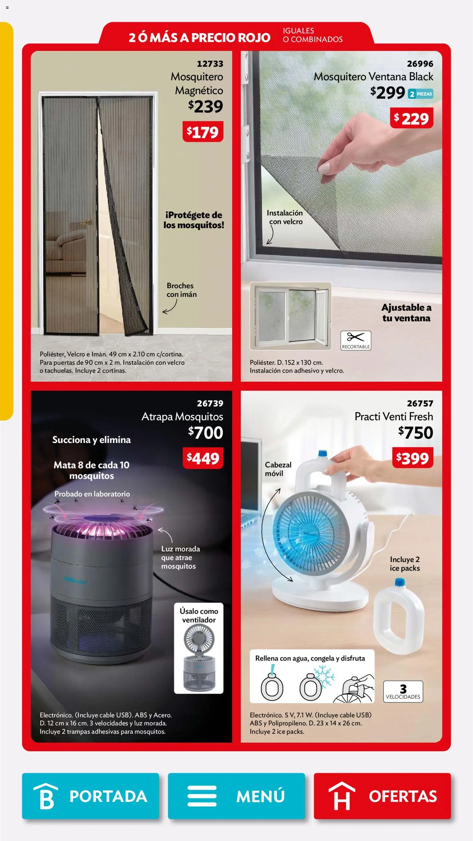 Nuevas ofertas de Betterware válidas en toda la República Mexicana desde el 31/08/2026. ¡Encuentra las mejores ofertas en Betterware campaña 9 2026! | Página: 68 | Productos: Usb, Ventilador, Movil, Cable USB