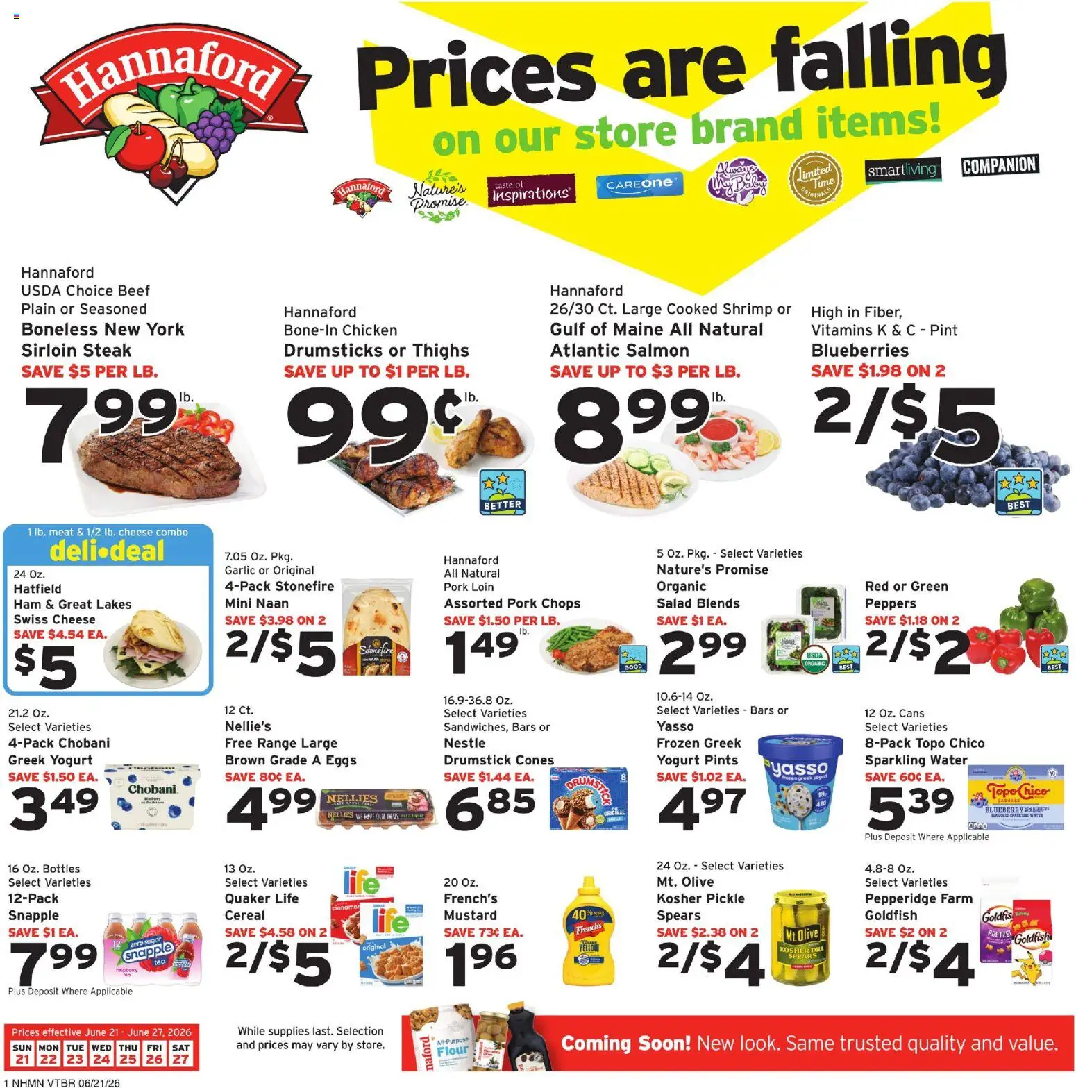 Hannaford Weekly Ad - valid from 21.06.2026 | Page: 1