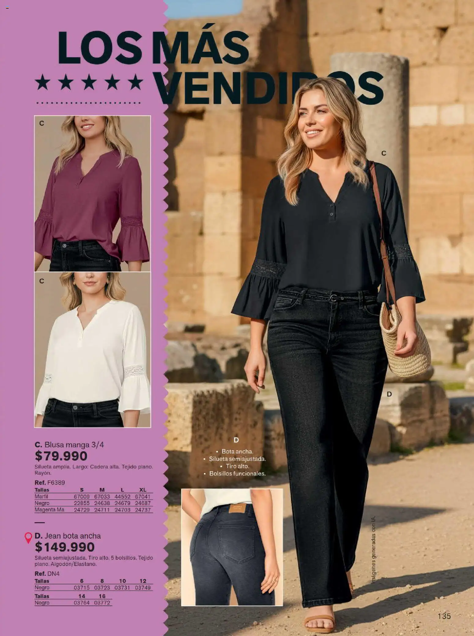 Leonisa revista - valida desde el 15/07/2026 | Página: 135 | Productos: Jean, Blusa