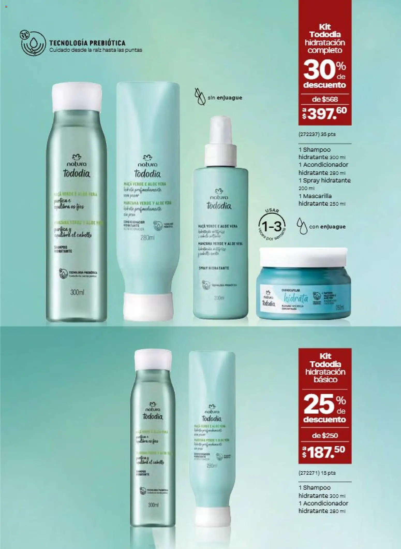 Nuevas ofertas de Natura válidas en toda la República Mexicana desde el 11/09/2026. ¡Encuentra las mejores ofertas en Natura campaña 14 2026! | Página: 138 | Productos: Shampoo, Aloe Vera, Mascarilla, Acondicionador