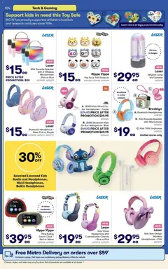 Preview of Big W Catalogue - Toy Sale - valid from 09.06.2026 | Page: 104 | Products: Lamp, Earphones, Microphone, Speaker