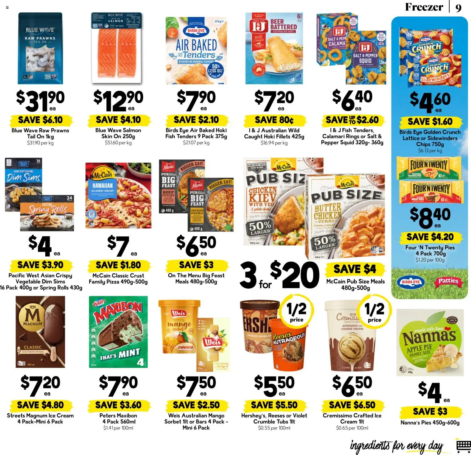 Drakes catalogue - valid from 19/08/2026 | Page: 9 | Products: Fish, Meat, Ice cream, Mango