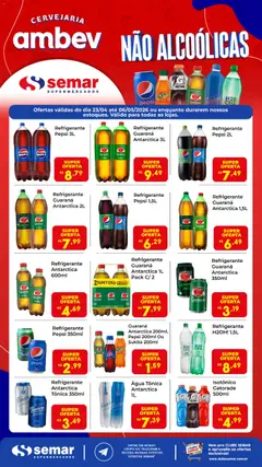 Semar Supermercado ofertas Ambev - Pré-Visualização do folheto da loja Semar Supermercado, válido de 23.04.2026 | Página: 1