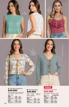Leonisa catálogo -  Vista previa de la revista de la tienda Leonisa valido desde el 04.06.2026 | Página: 160 | Productos: Camiseta, Camiseta manga sisa, Top, Blusa