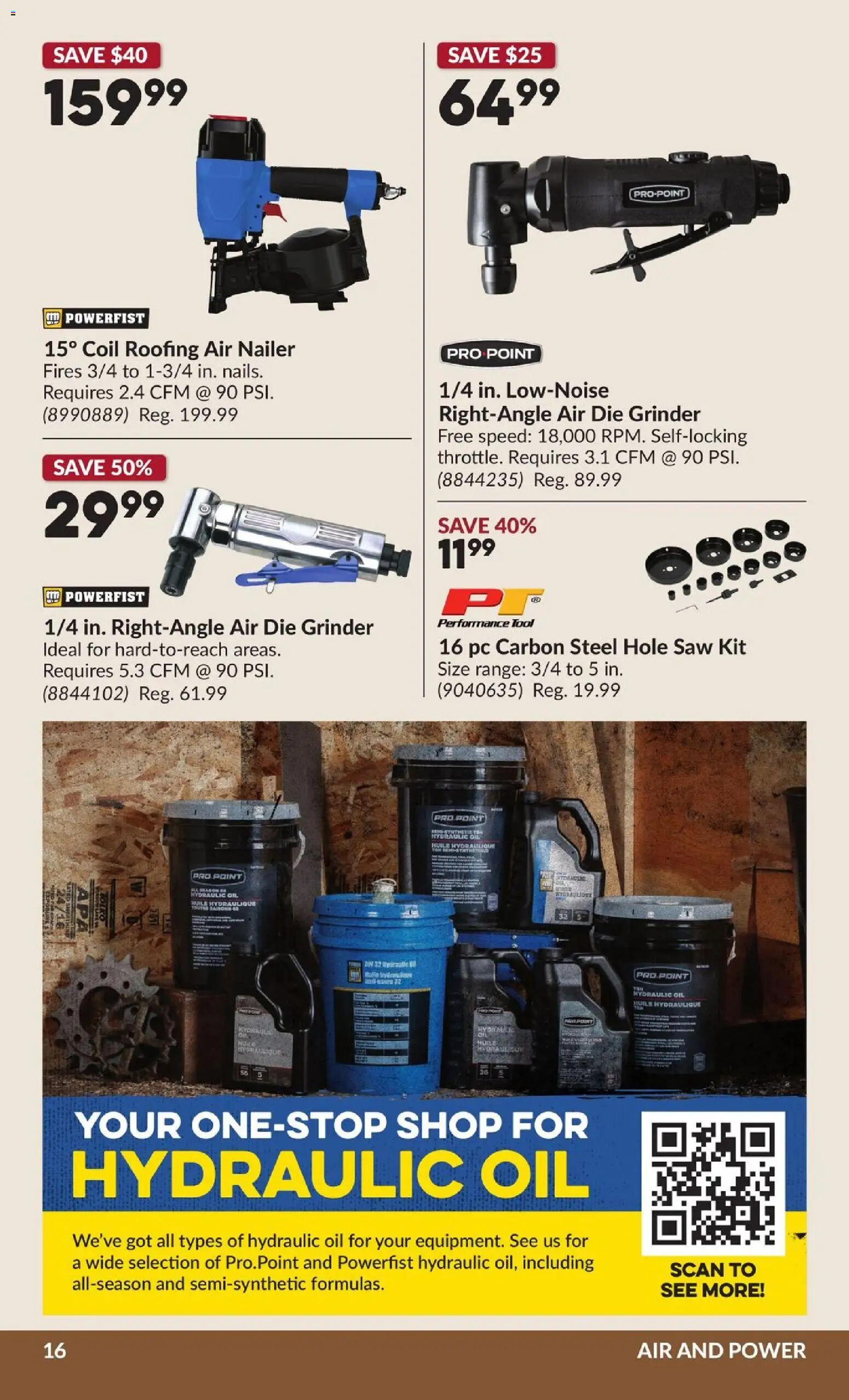 Princess Auto flyer valid from Jul 28, 2026 | Page: 21 | Products: PC, Grinder, Oil