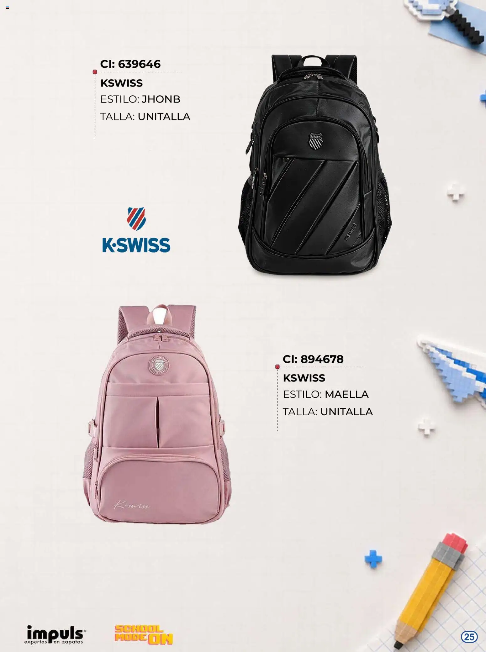 Nuevas ofertas de Impuls válidas en toda la República Mexicana desde el 03/08/2026. ¡Encuentra las mejores ofertas en Impuls catálogo Escolar! | Página: 25 | Productos: Zapatos