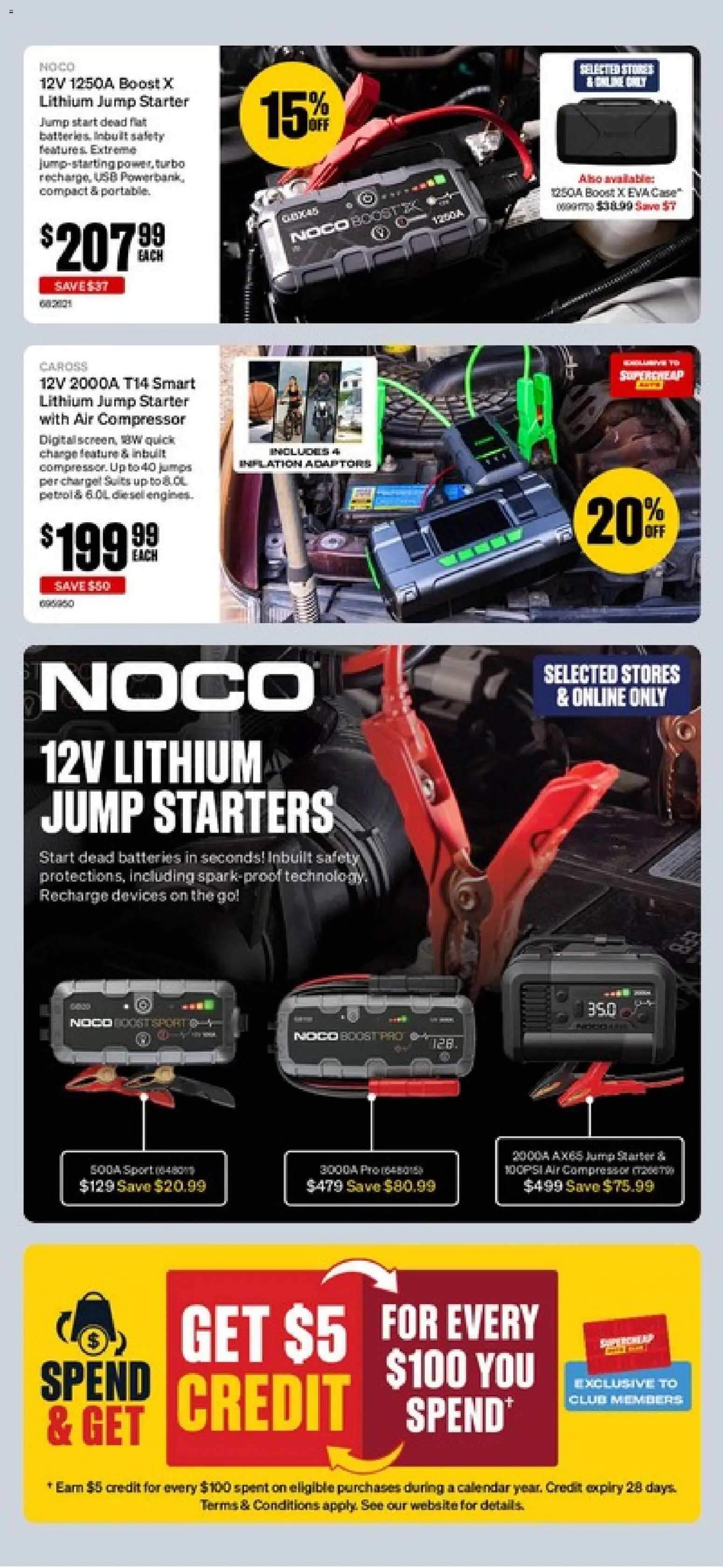Supercheap Auto catalogue - valid from 22/07/2026 | Page: 18 | Products: Compressor, Batteries, Air compressor, Usb