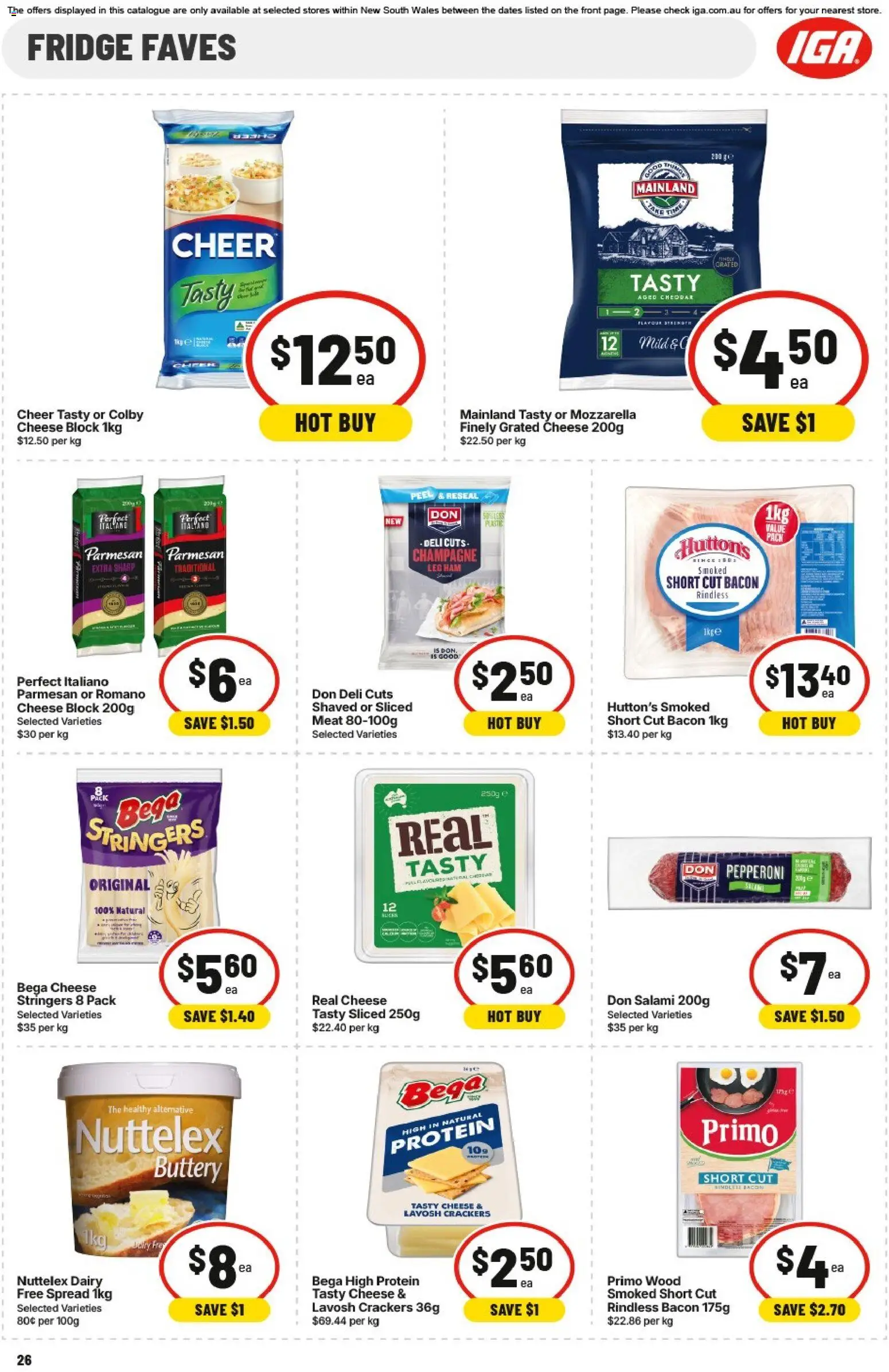 IGA catalogue - valid from 20.05.2026 | Page: 28 | Products: Crackers, Dairy, Ham, Peel