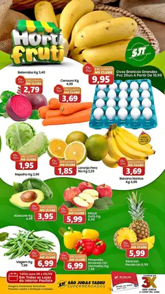 São Judas Tadeu ofertas Hortifruti - Pré-Visualização do folheto da loja São Judas Tadeu, válido de 08/09/2026
