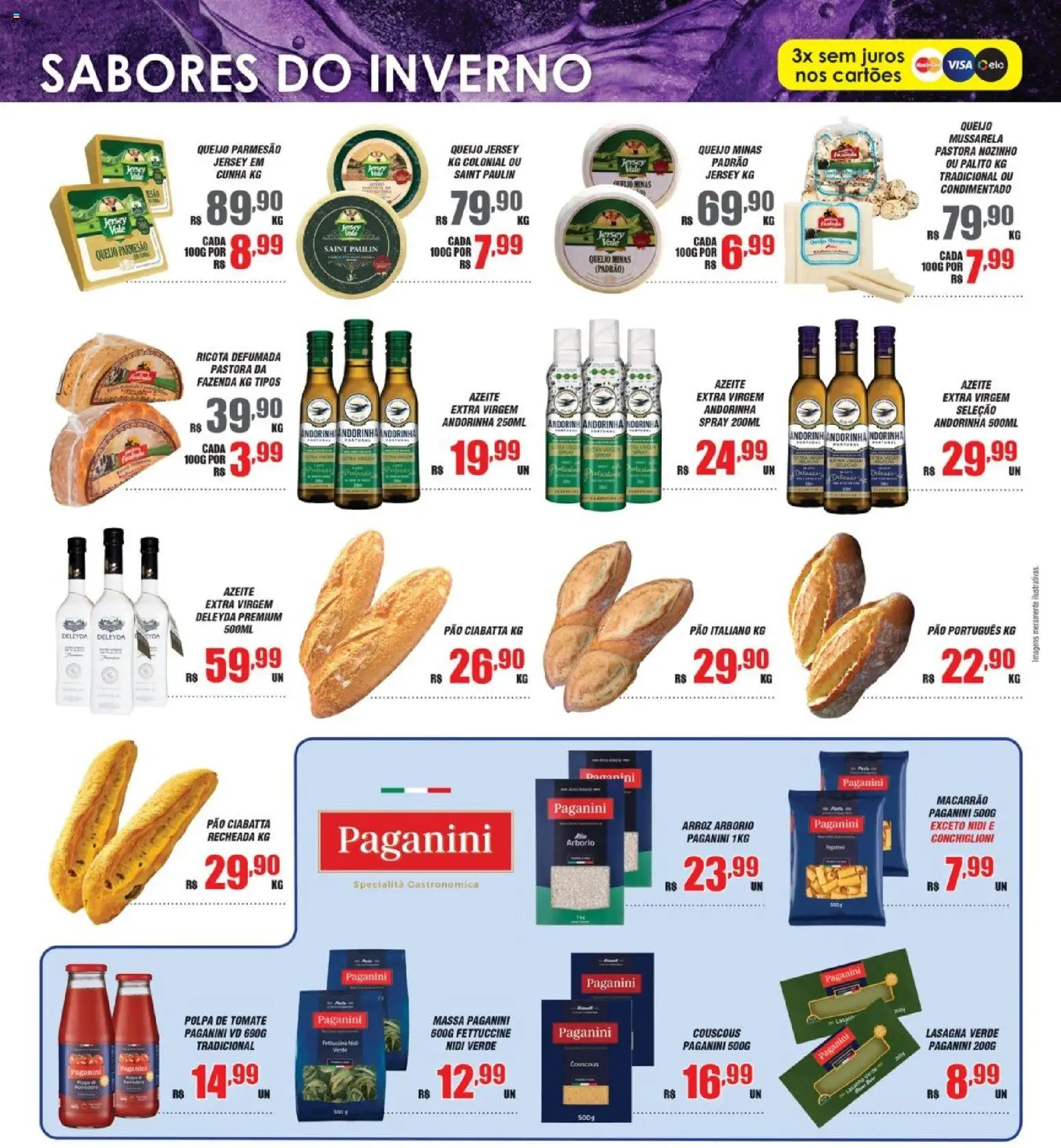 Violeta Supermercados Folheto - válido de 18/07/2026 | Página: 10 | Produtos: Queijo, Arroz, Massa, Queijo parmesão