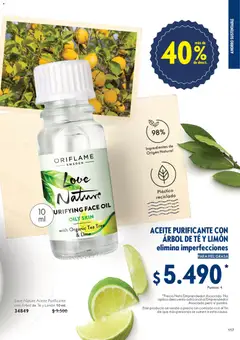 Oriflame Catálogo válido desde el 09.05.2026 | Página: 119 | Productos: Limón, Té, Aceite