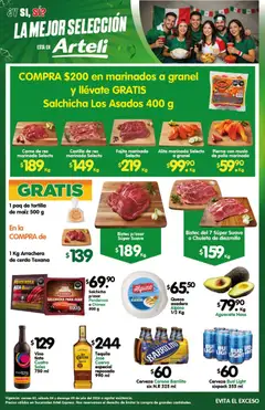 Vista previa de Arteli folleto Carne Express, nuevo folleto de la tienda, válido en México a partir del 03/07/2026