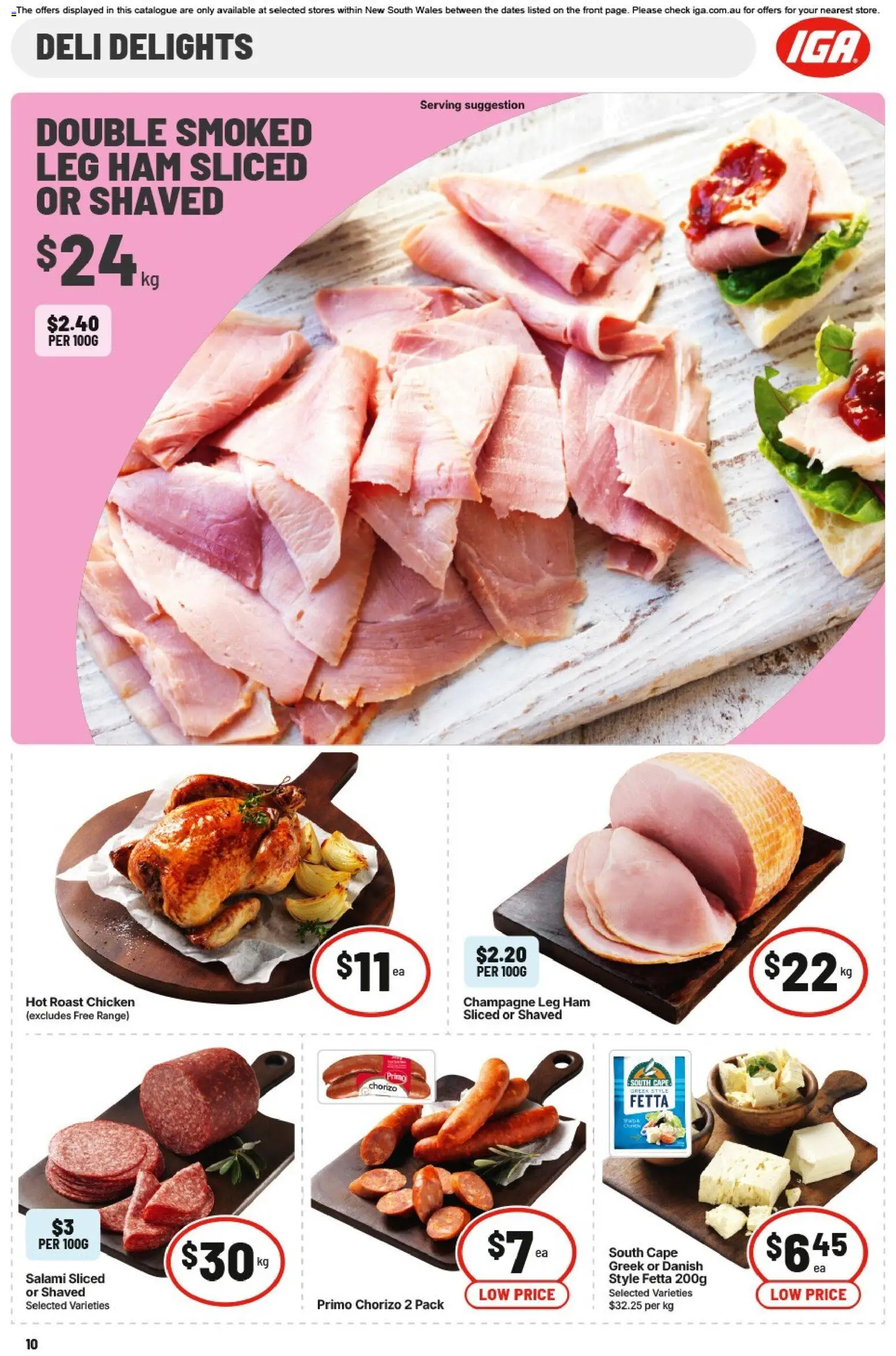 IGA catalogue - valid from 20.05.2026 | Page: 11 | Products: Salami, Ham, Chicken