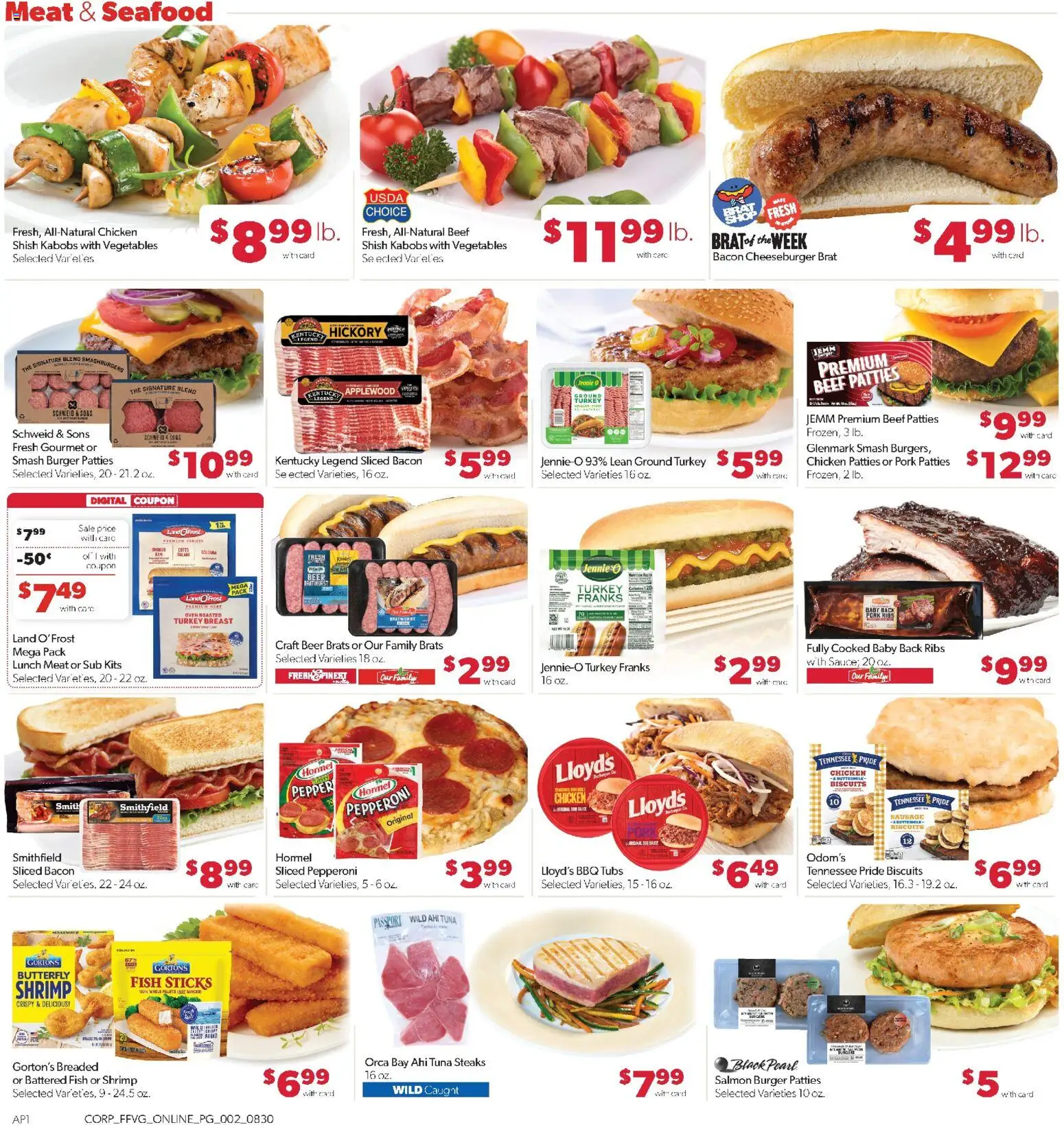 Family Fare Weekly Ad - valid from 08/30/2026 | Page: 7 | Products: Ground turkey, Chicken, Beer, Seafood
