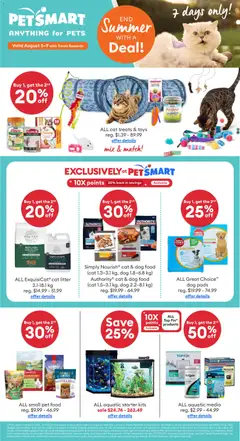 Preview of Petsmart weekly flyer / circulaire from shop Petsmart valid from Aug 3, 2026