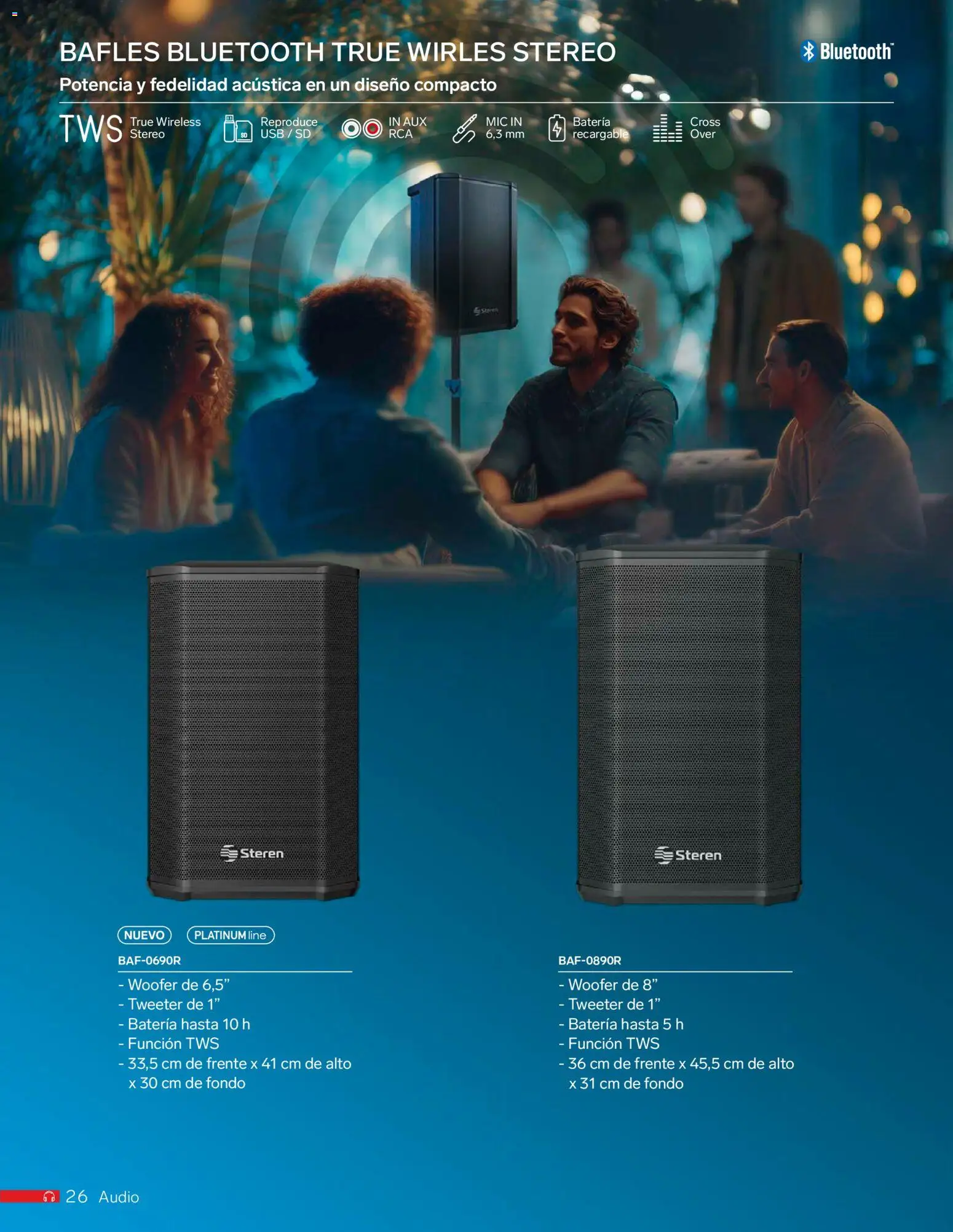 Nuevas ofertas de Steren válidas en toda la República Mexicana desde el 01.01.2026. ¡Encuentra las mejores ofertas en Steren catálogo! | Página: 38 | Productos: Usb, Audio, Batería