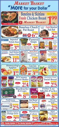 Preview of Market Basket weekly ads valid from 09/13/2026