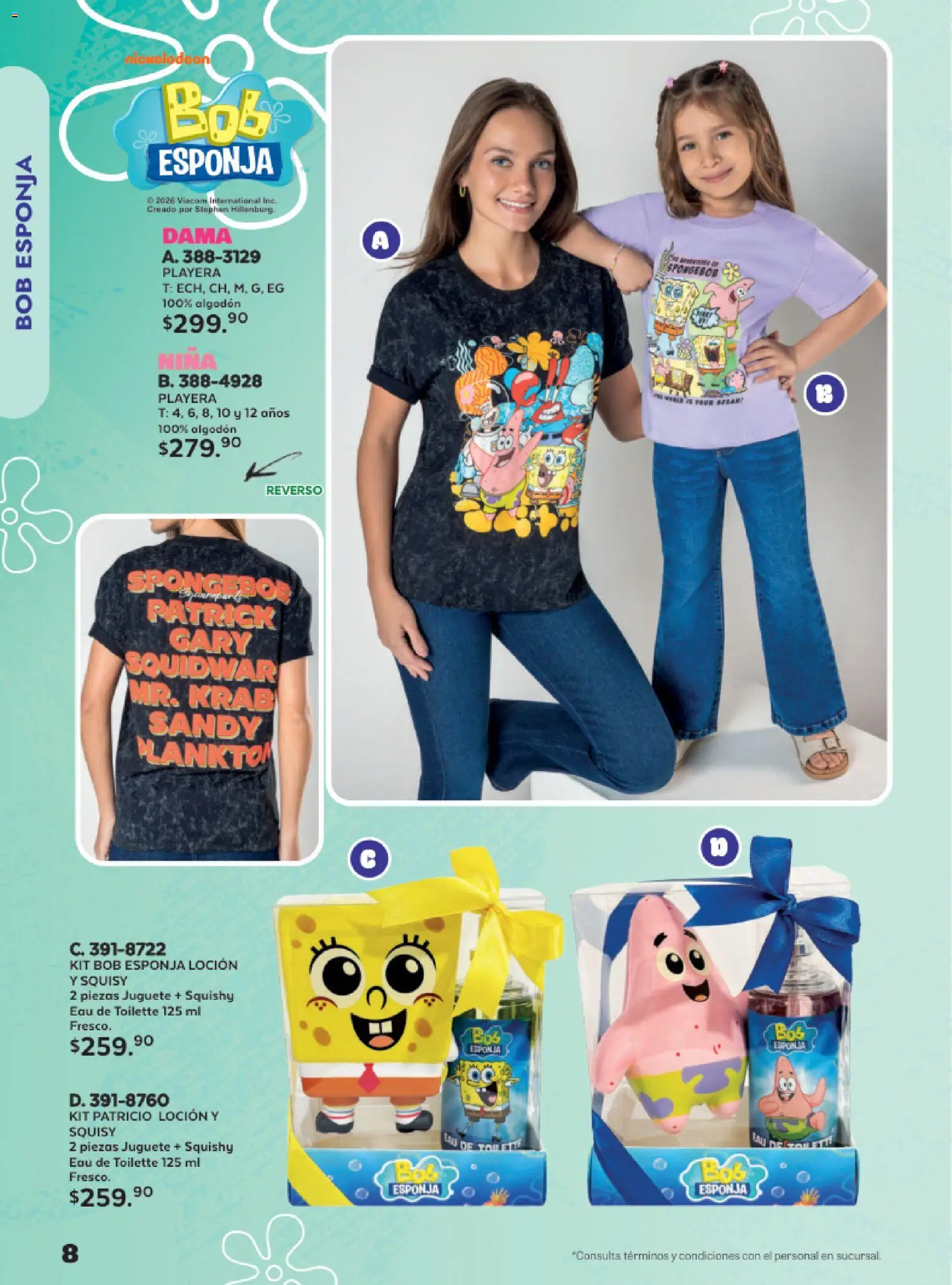 Nuevas ofertas de Andrea válidas en toda la República Mexicana desde el 24.05.2026. ¡Encuentra las mejores ofertas en Andrea catálogo Lo más divertindo en ropa! | Página: 8 | Productos: Esponja, Algodón, Playera, Eau de toilette