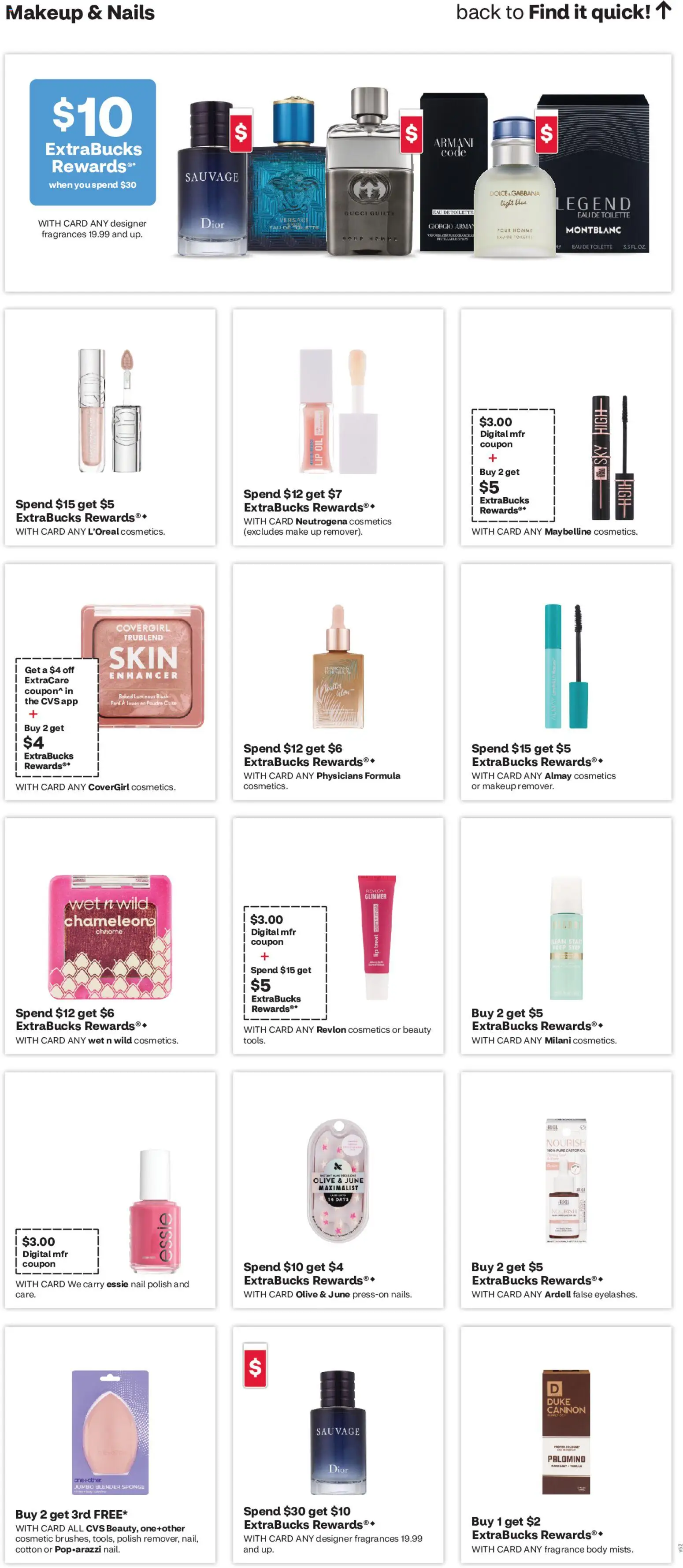 CVS Pharmacy Weekly Ad - CT - valid from 07.06.2026 | Page: 12 | Products: Nail, Eau de toilette, Blender, Sponge