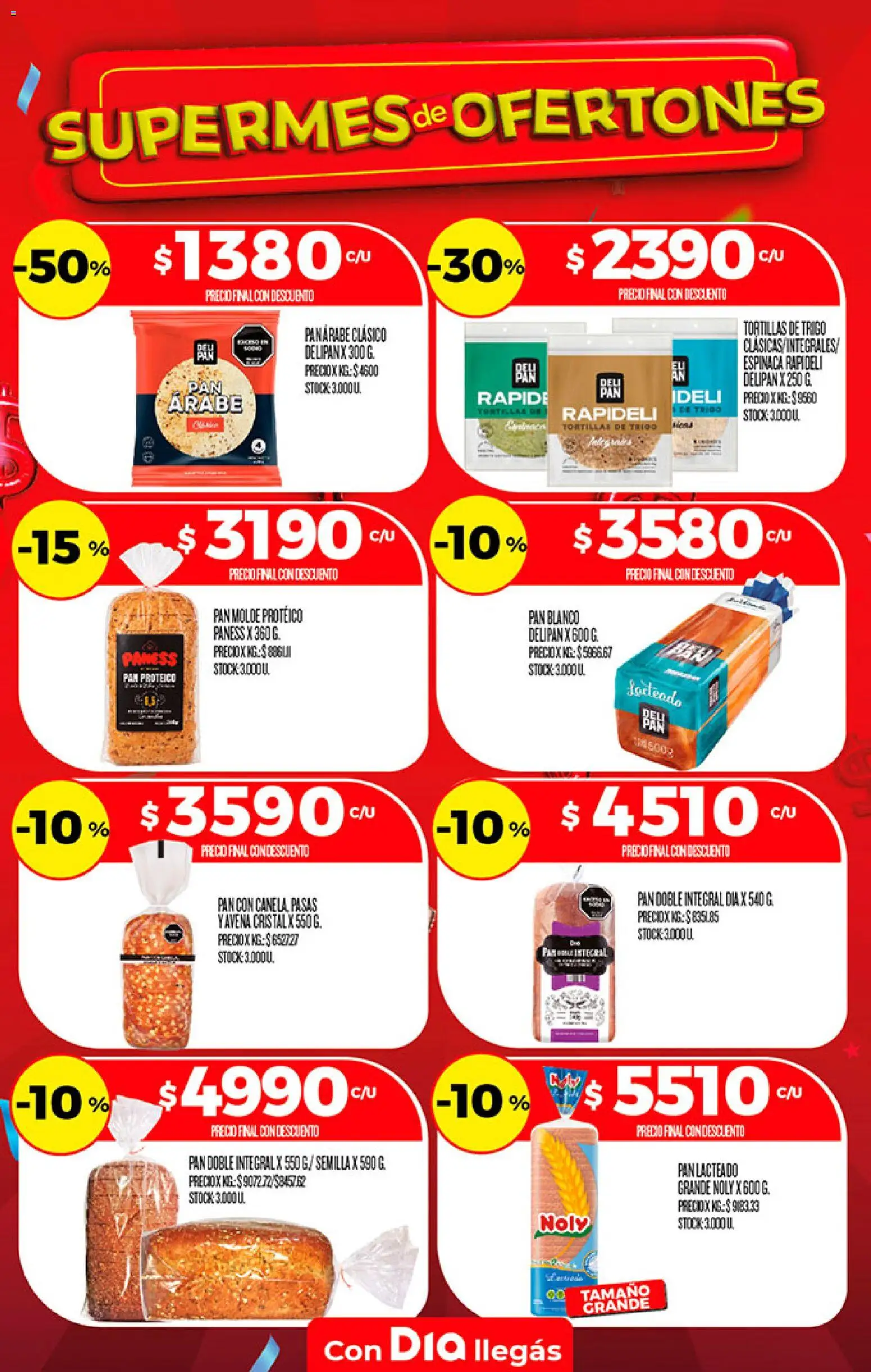 Supermercado DIA Ofertas │ válido desde el 19/08/2026 | Página: 14 | Productos: Molde, Avena, Pan, Tortillas