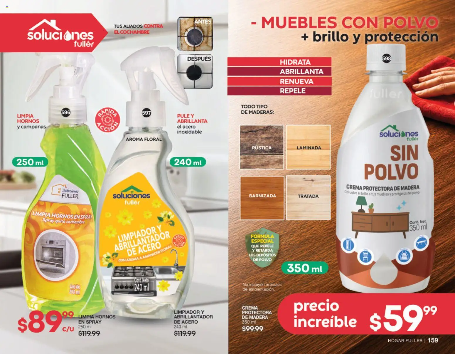 Nuevas ofertas de Fuller válidas en toda la República Mexicana desde el 30/09/2026. ¡Encuentra las mejores ofertas en Fuller campaña 13 2026! | Página: 81