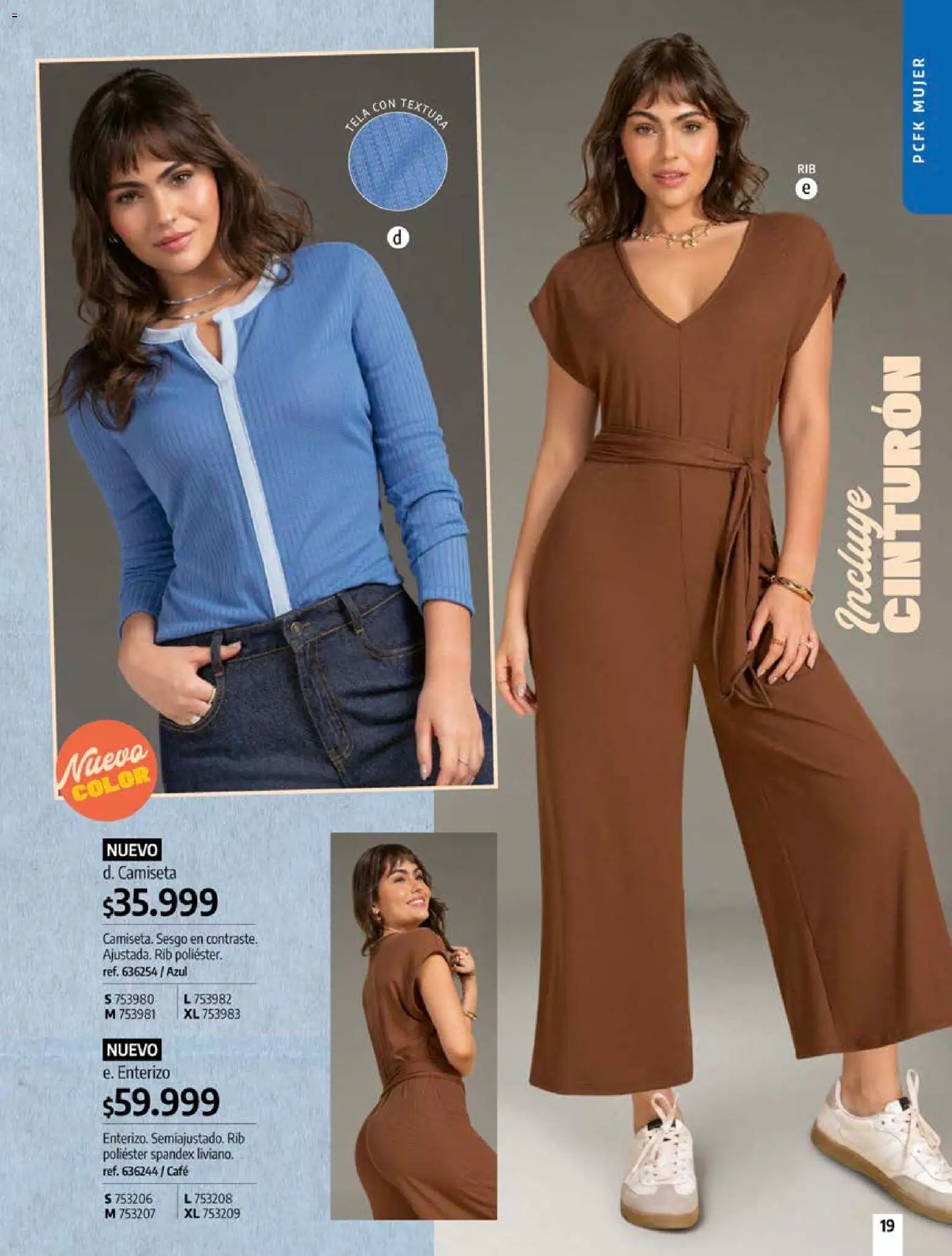 Pacifika revista - valida desde el 18/09/2026 | Página: 19 | Productos: Cinturón, Camiseta, Café, Enterizo