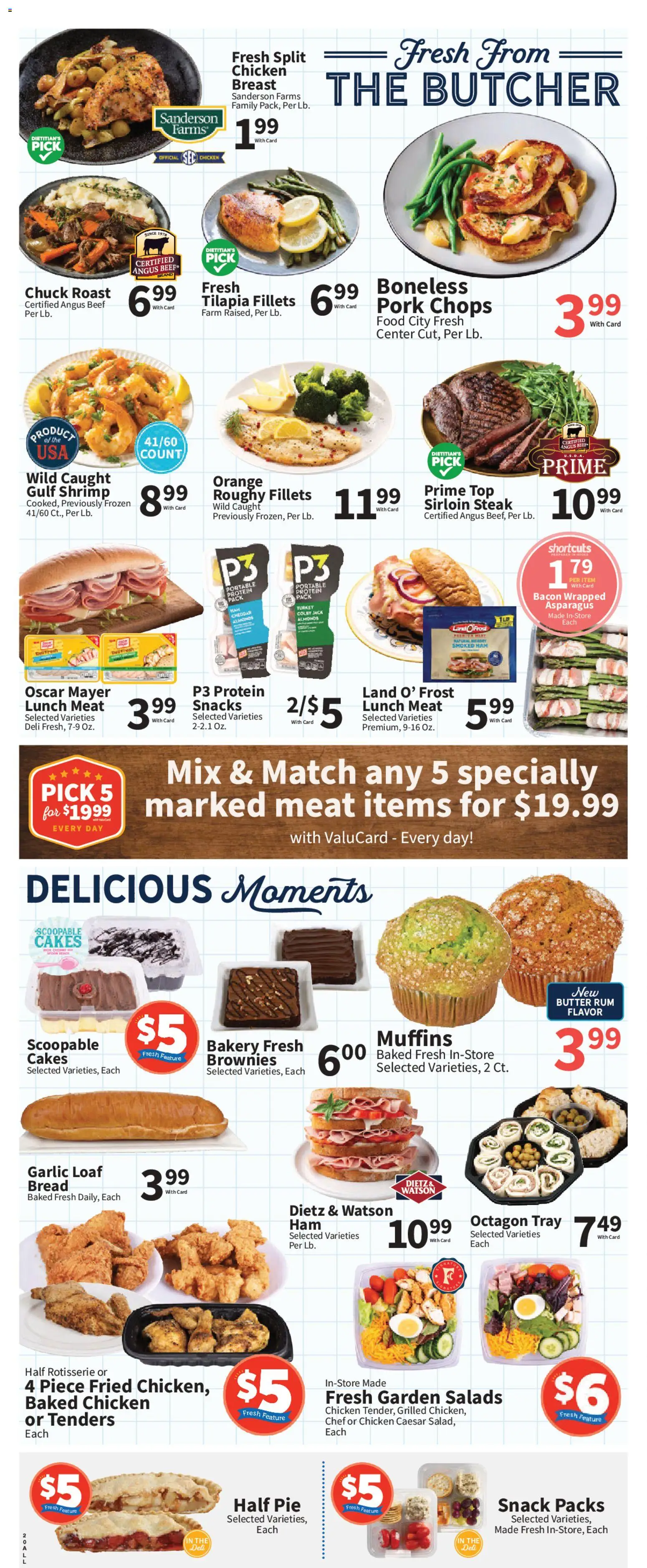 Food City Weekly Ad - valid from 08/19/2026 | Page: 4 | Products: Bakery, Asparagus, Snacks, Rum