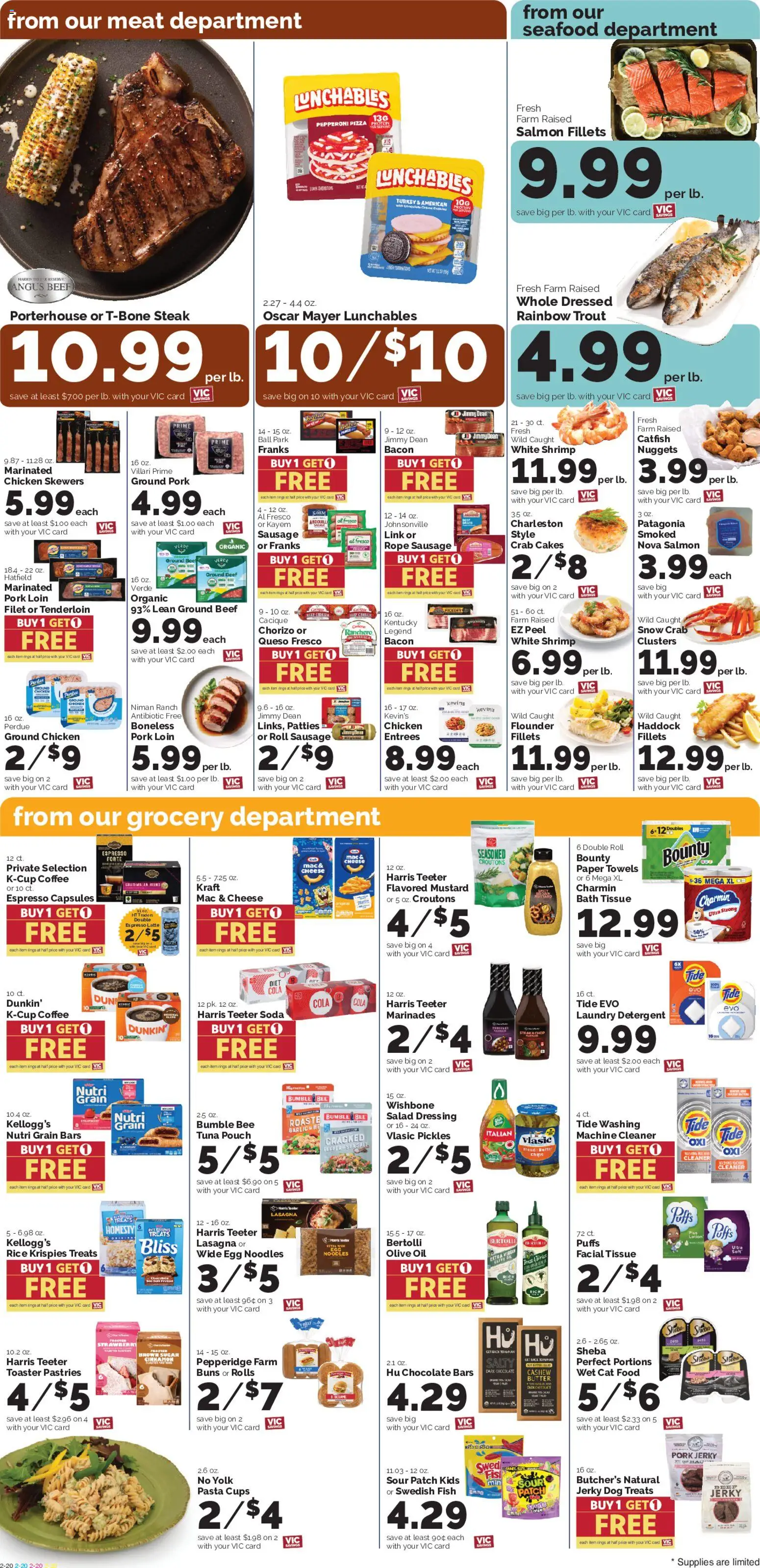Harris Teeter Weekly Ad - valid from 08/19/2026 | Page: 5 | Products: Pork loin, Detergent, Beet, Filet