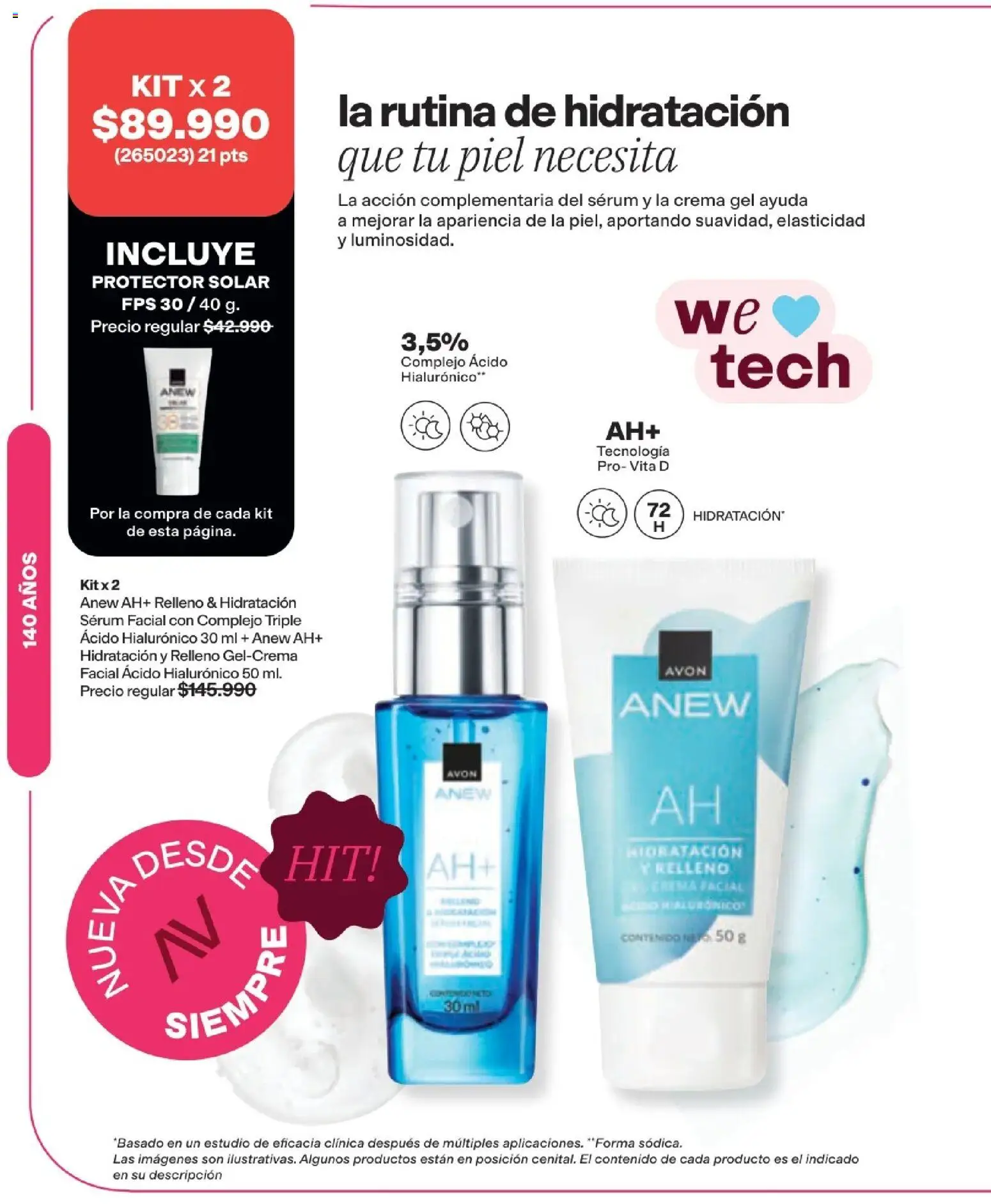 Avon revista - valida desde el 16/08/2026 | Página: 22 | Productos: Crema, Serum, Protector solar