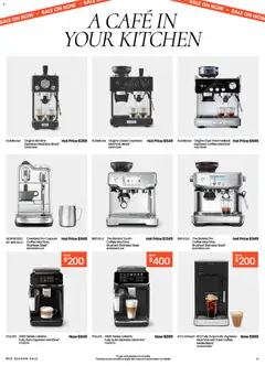 Preview of Myer Mid Season Sale - valid from 09/09/2026 | Page: 20 | Products: Coffee, Glasses, Espresso machine