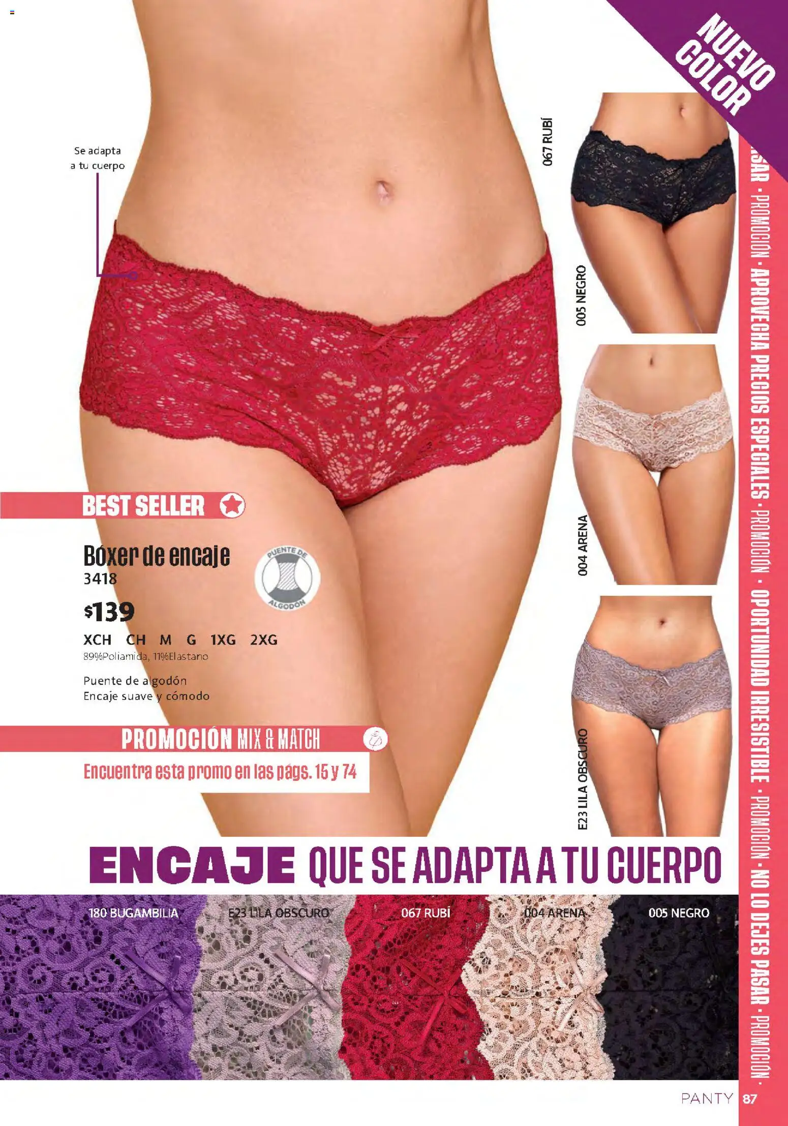 Nuevas ofertas de Ilusión válidas en toda la República Mexicana desde el 01/09/2026. ¡Encuentra las mejores ofertas en Ilusión catálogo Otoño! | Página: 89 | Productos: Algodón